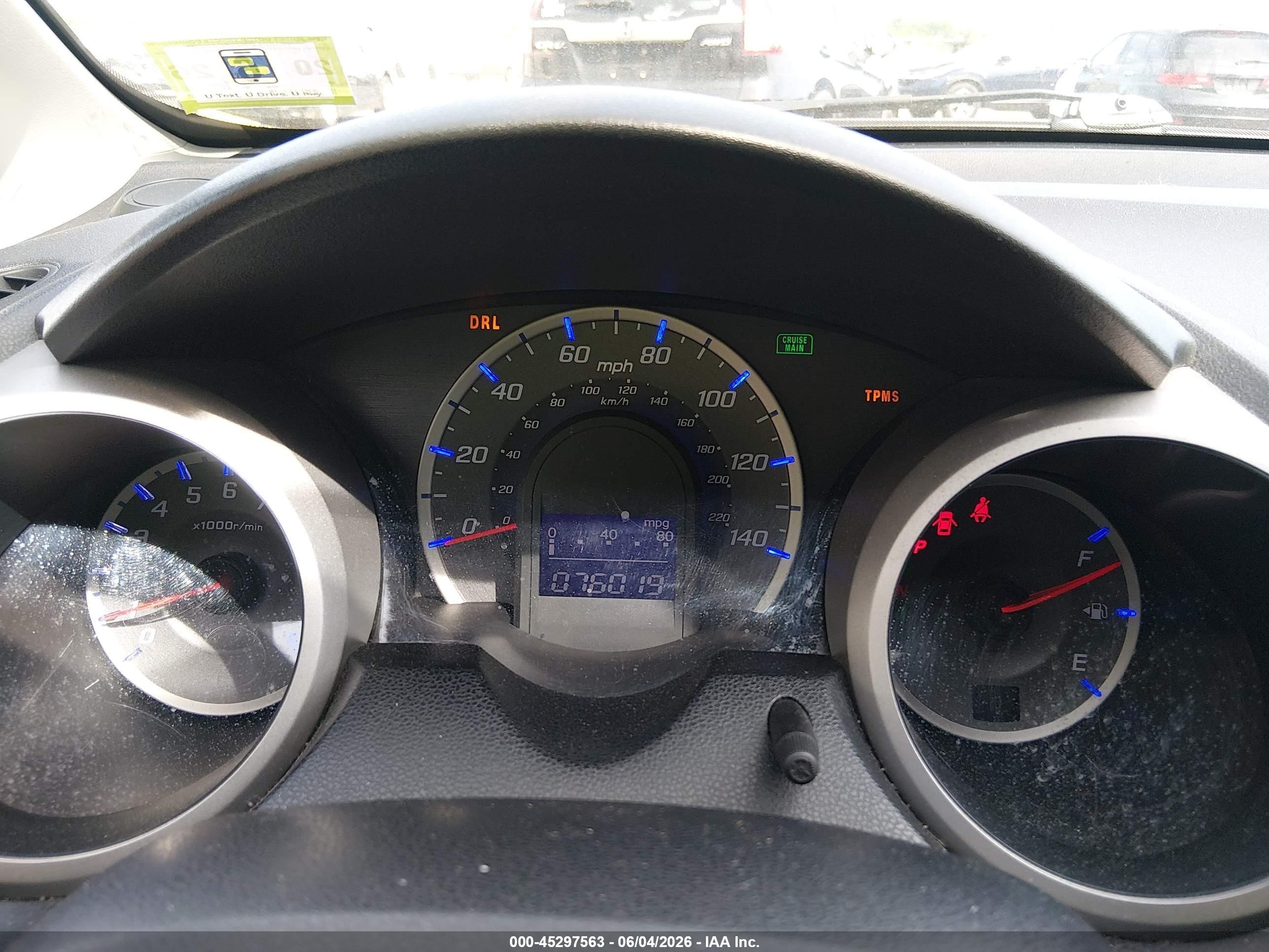 2011 Honda Fit Sport Red vin: JHMGE8H53BC015848