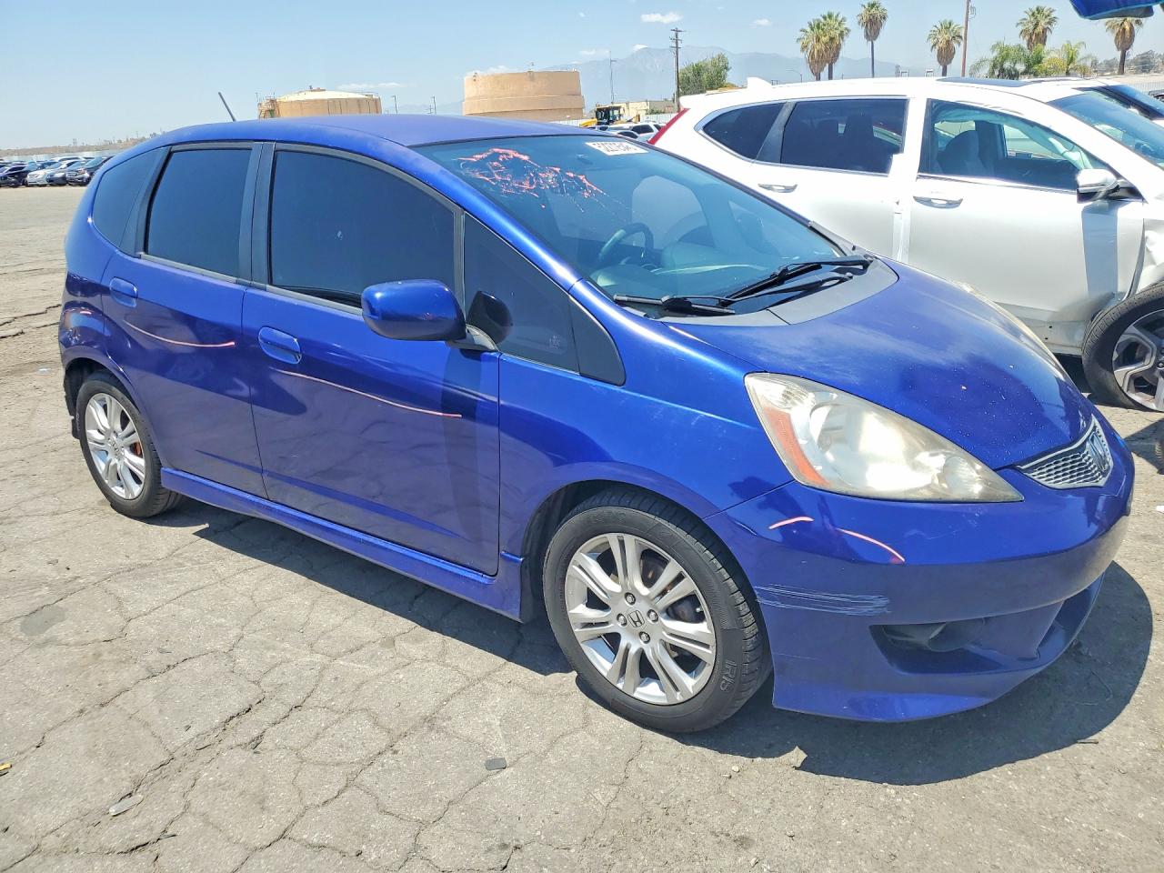 2011 Honda Fit Sport Синий vin: JHMGE8H53BC024131