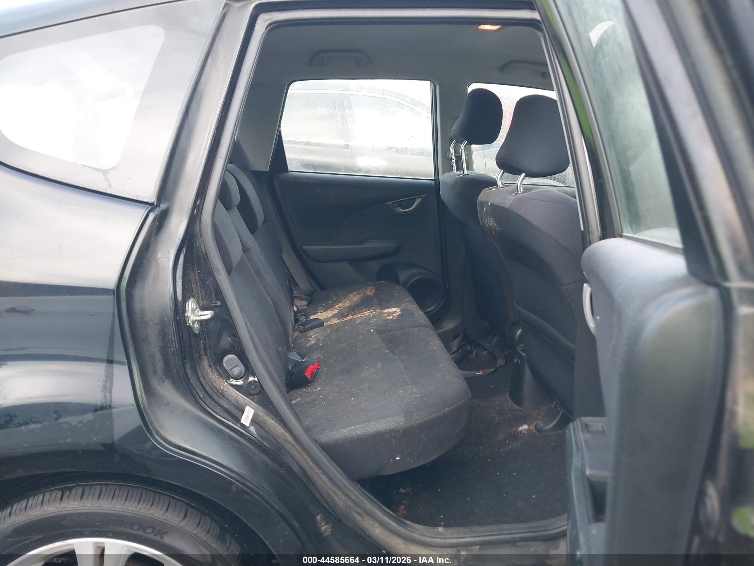 2011 Honda Fit Sport Черный vin: JHMGE8H53BC026221