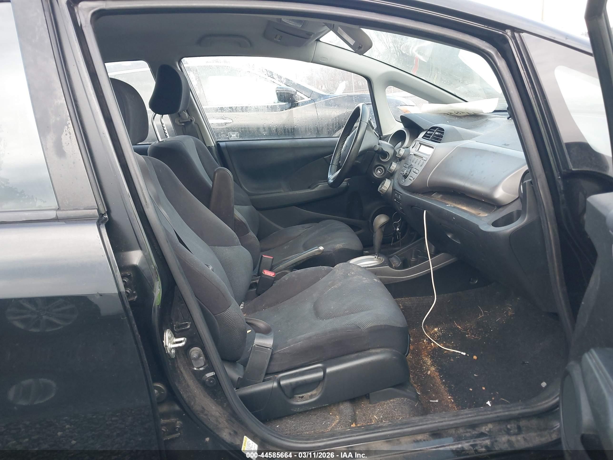 2011 Honda Fit Sport Черный vin: JHMGE8H53BC026221