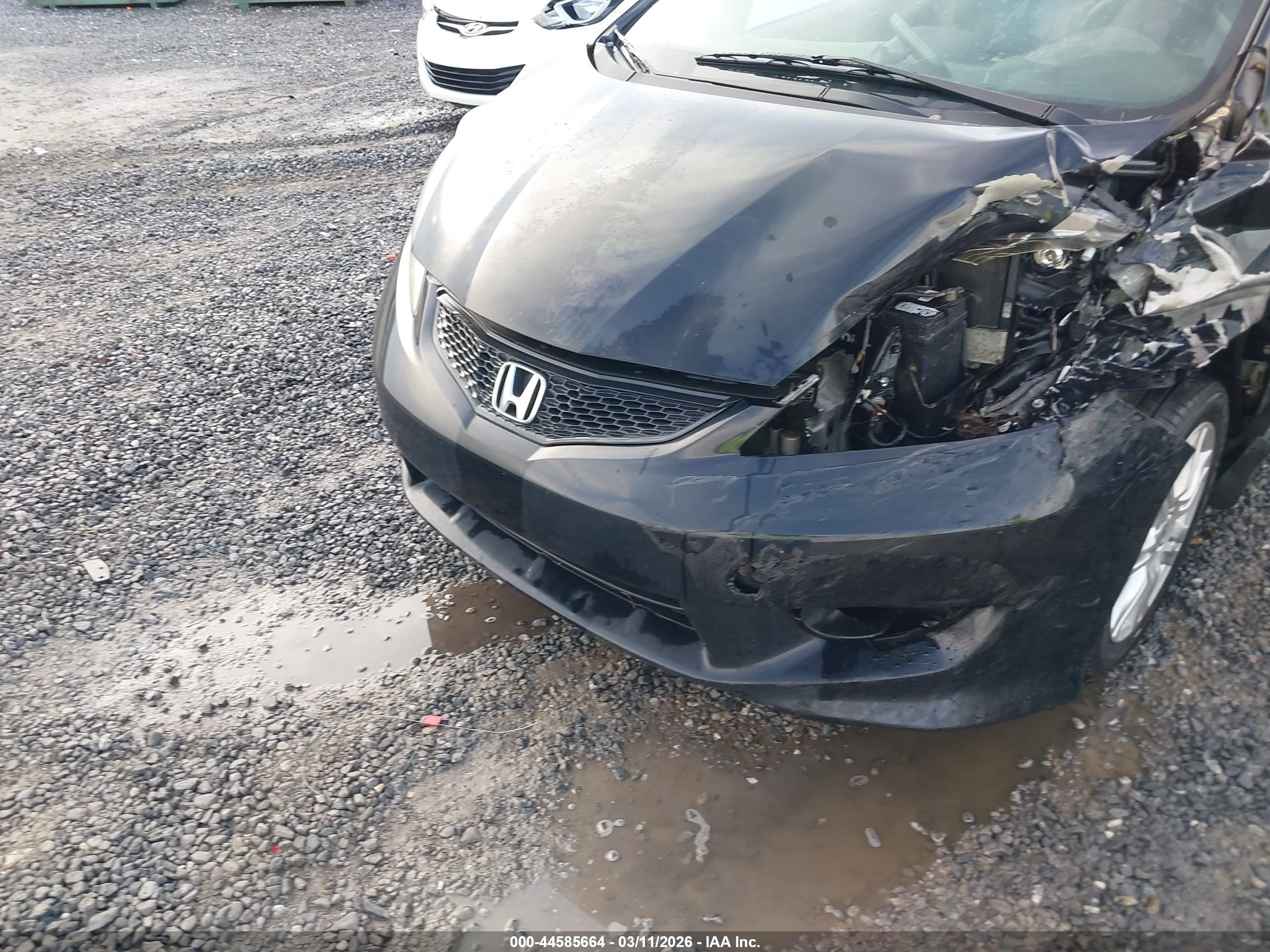 2011 Honda Fit Sport Черный vin: JHMGE8H53BC026221