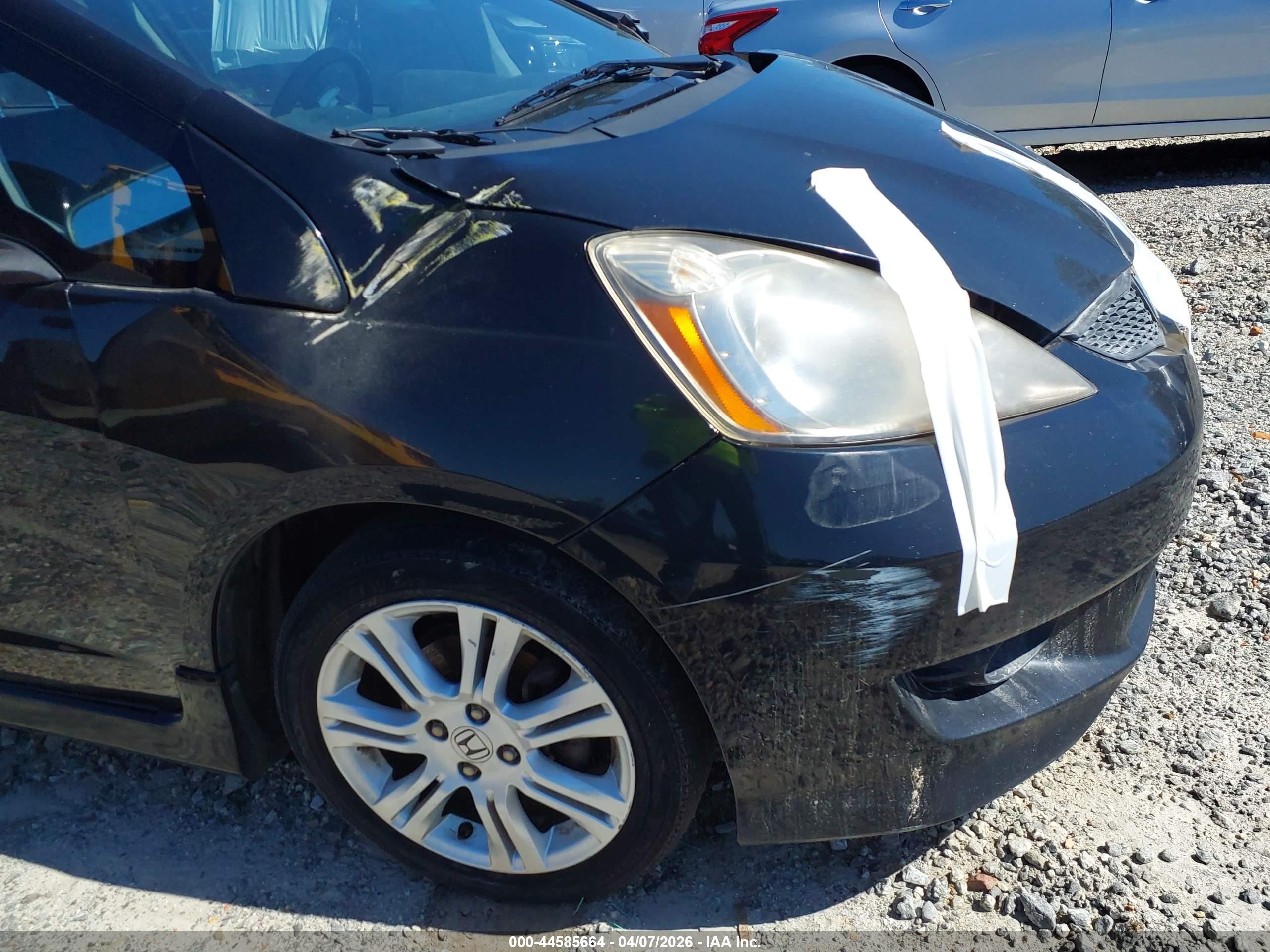 2011 Honda Fit Sport Черный vin: JHMGE8H53BC026221