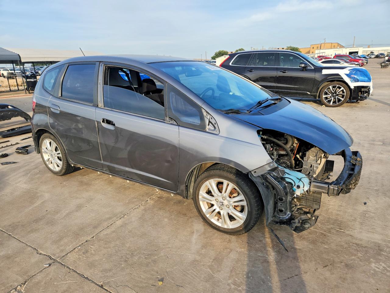 2011 Honda Fit Sport Gray vin: JHMGE8H53BS007819