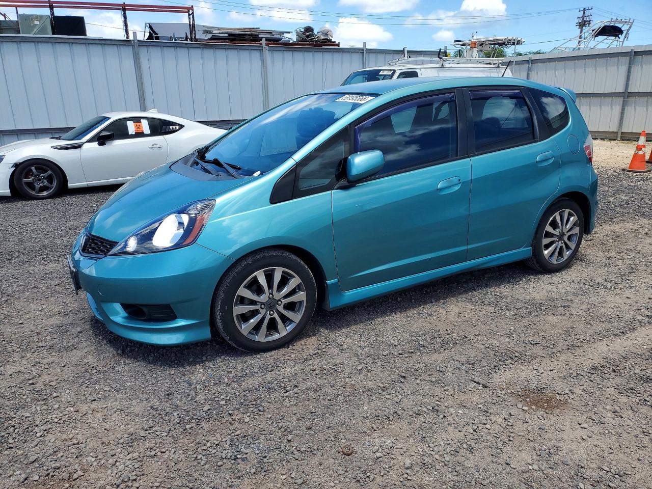 2012 Honda Fit Sport Бирюзовый vin: JHMGE8H53CC002969