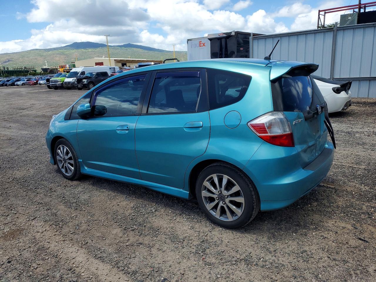 2012 Honda Fit Sport Бирюзовый vin: JHMGE8H53CC002969