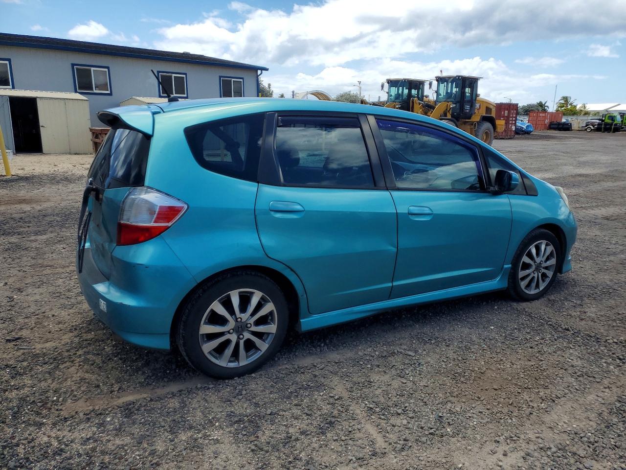 2012 Honda Fit Sport Бирюзовый vin: JHMGE8H53CC002969