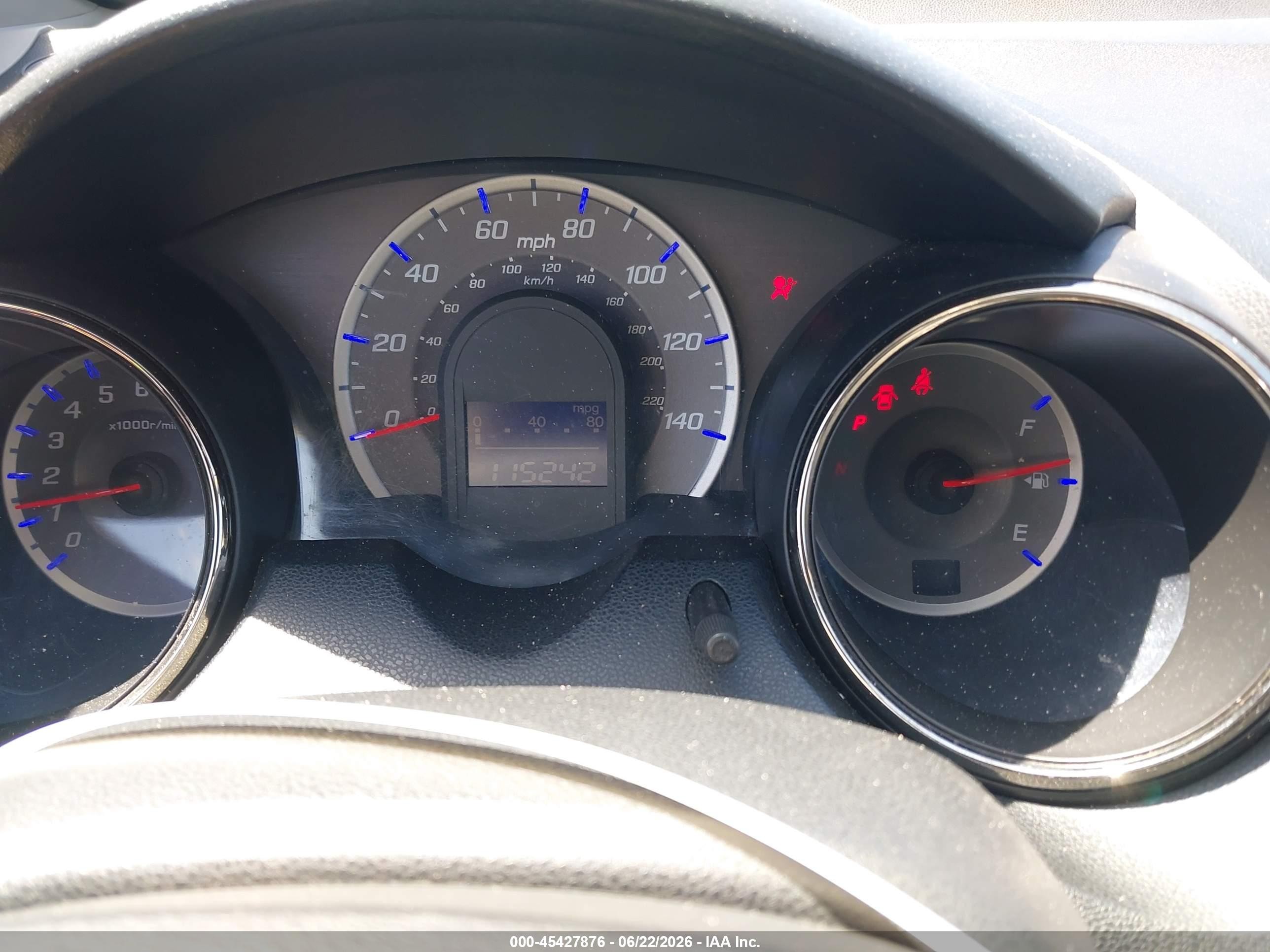 2012 Honda Fit Sport Silver vin: JHMGE8H53CC011414
