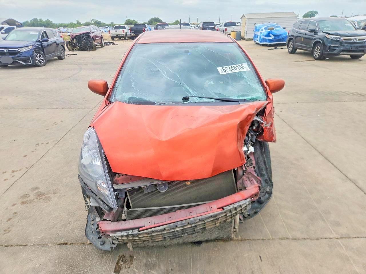 2012 Honda Fit Sport Orange vin: JHMGE8H53CC012904