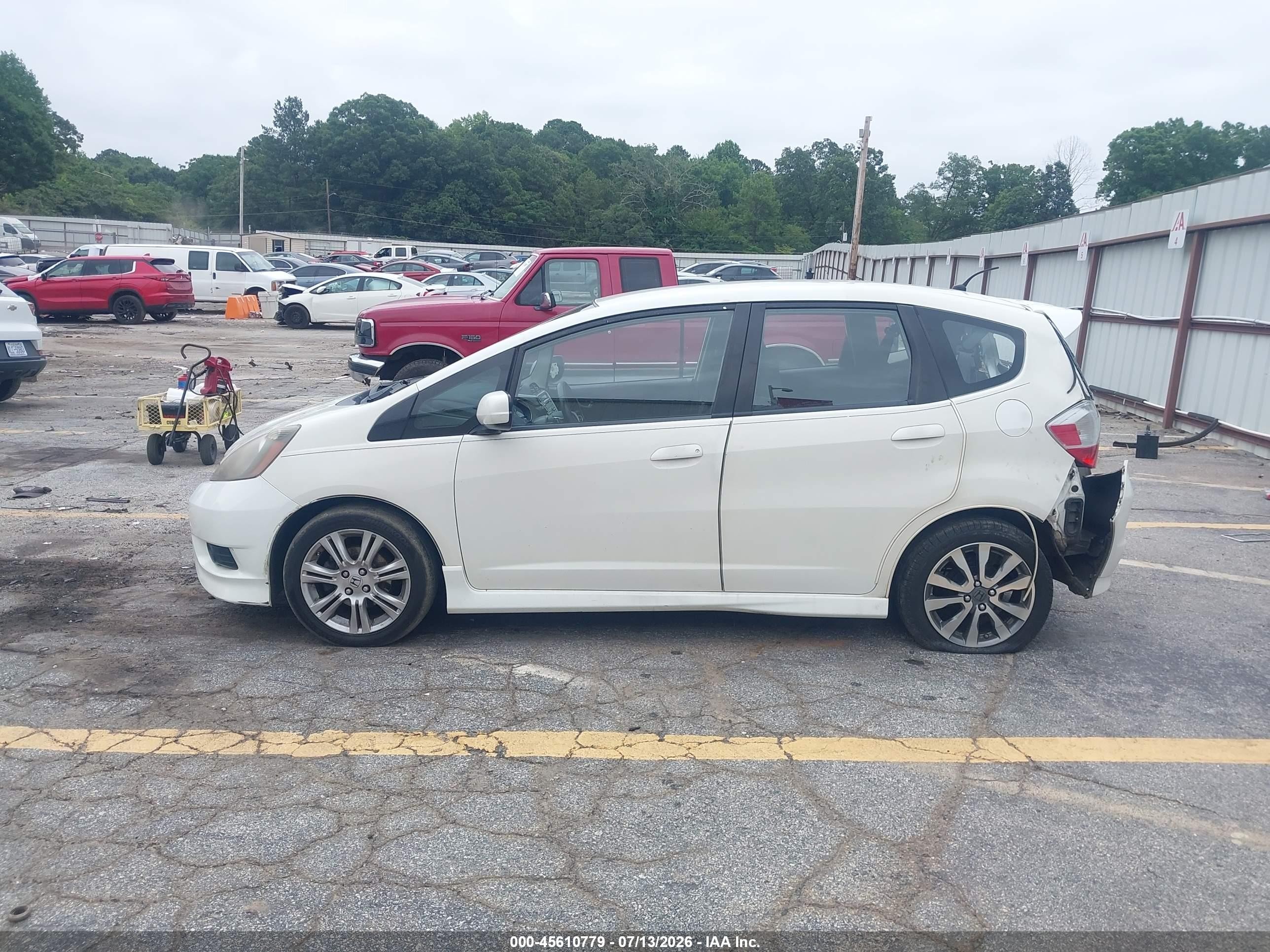 2012 Honda Fit Sport White vin: JHMGE8H53CC027774
