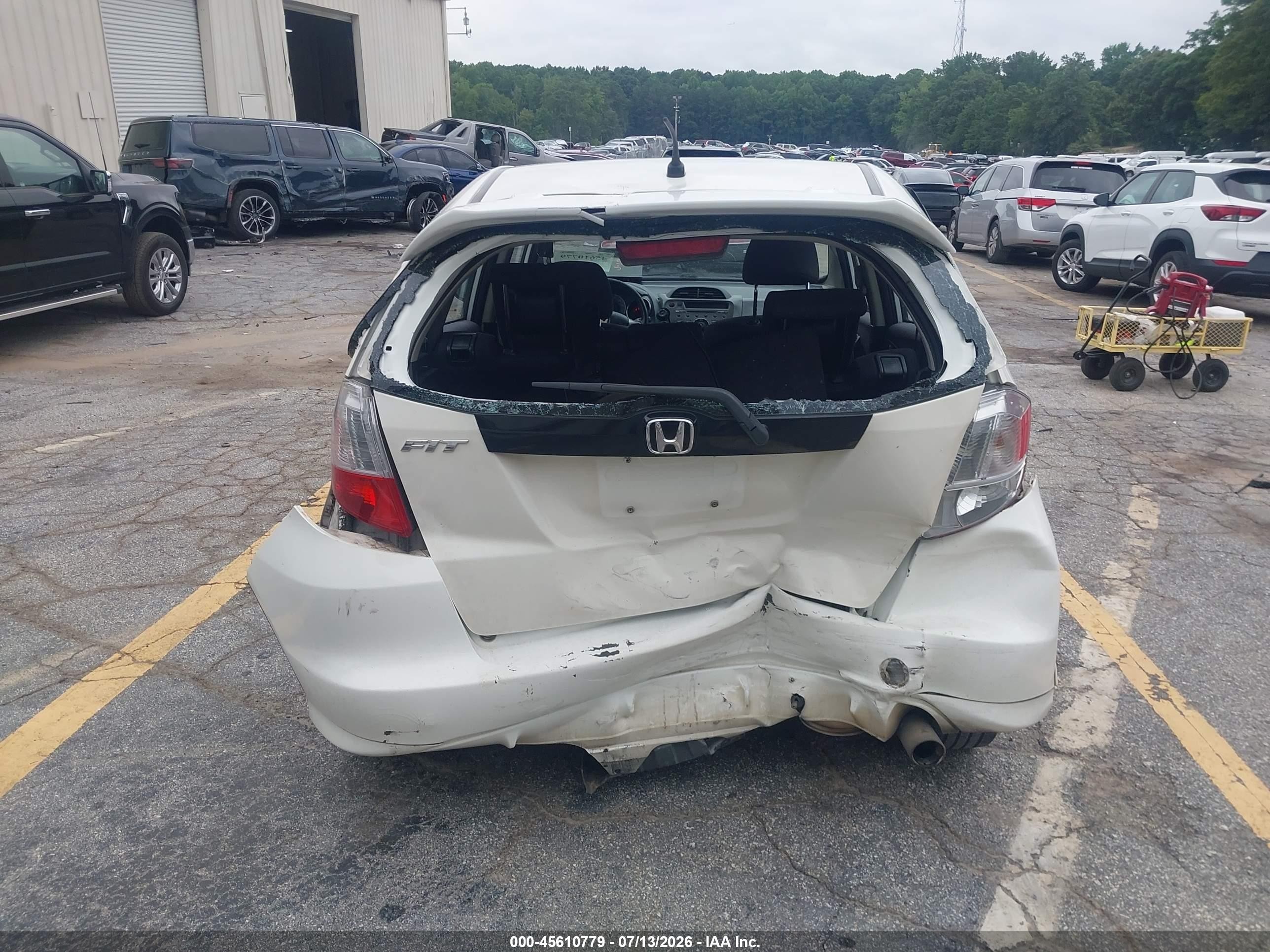 2012 Honda Fit Sport White vin: JHMGE8H53CC027774
