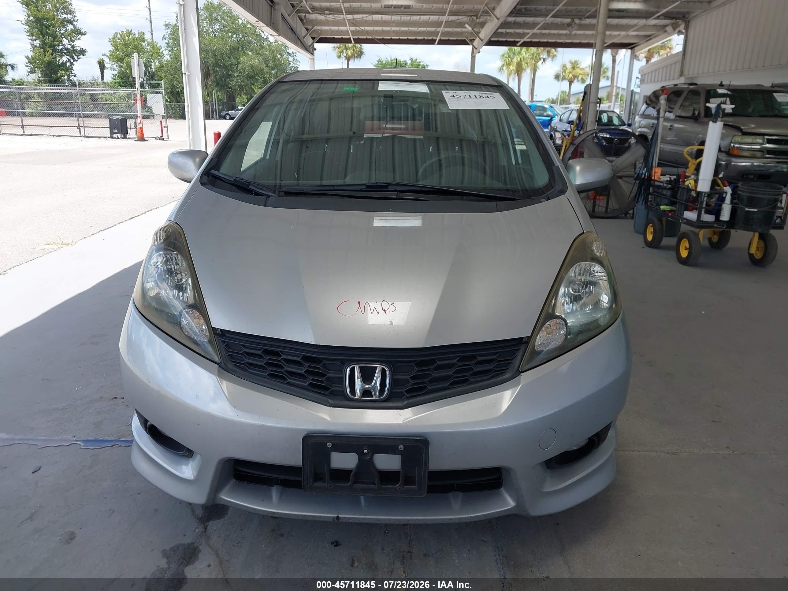 2012 Honda Fit Sport Silver vin: JHMGE8H53CC029332