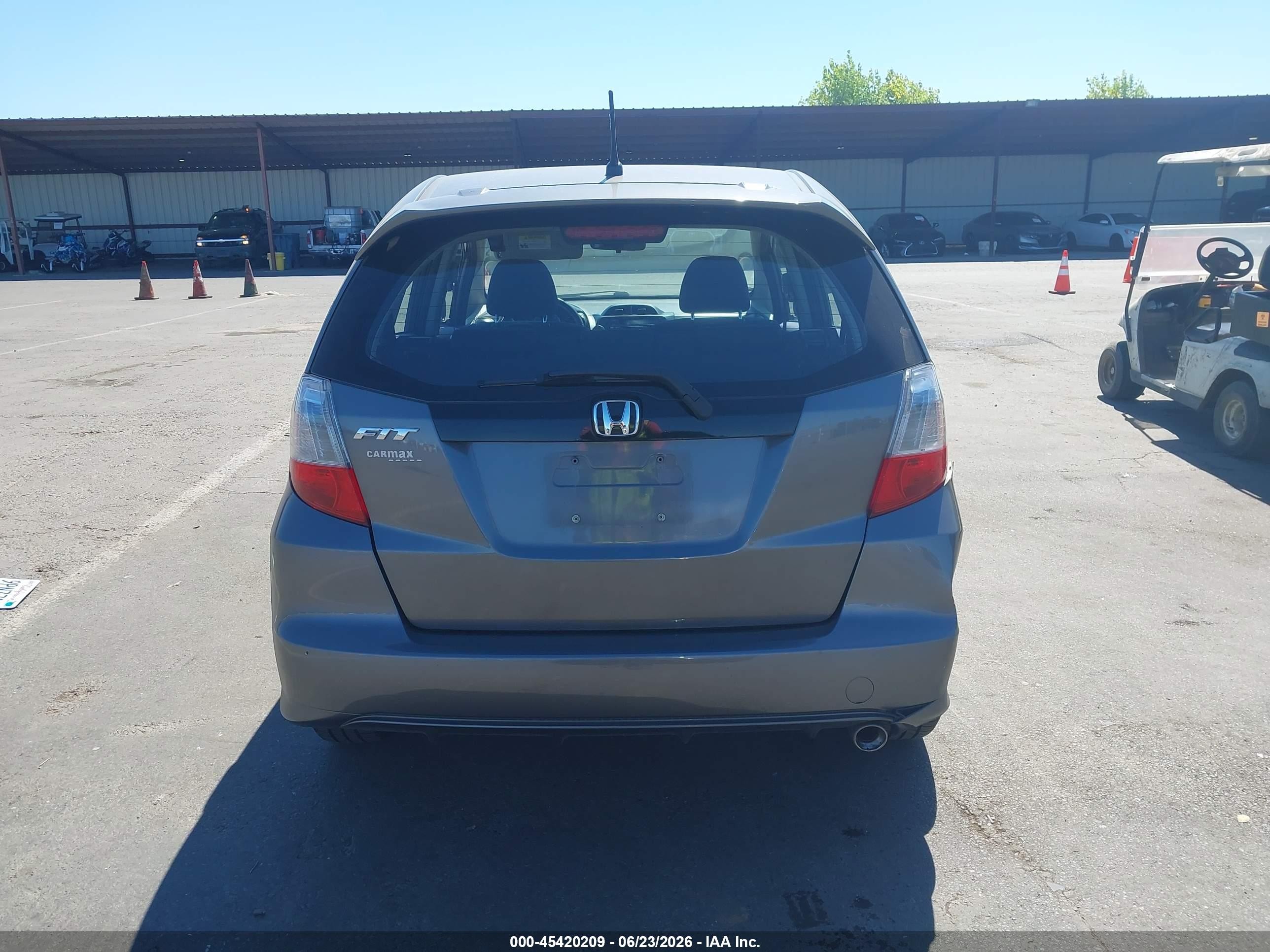 2012 Honda Fit Sport Gray vin: JHMGE8H53CC034935