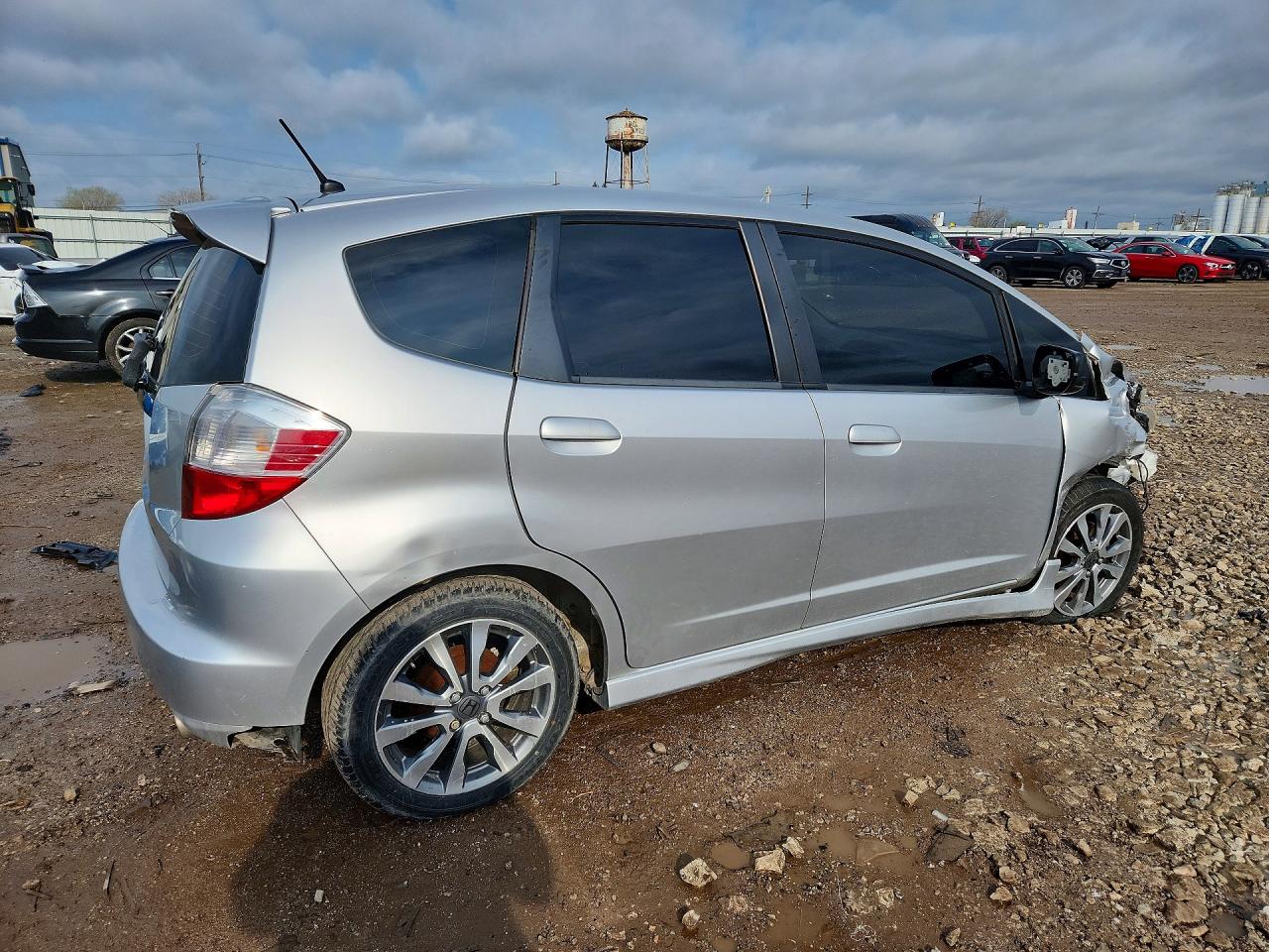 2012 Honda Fit Sport Silver vin: JHMGE8H53CS005635