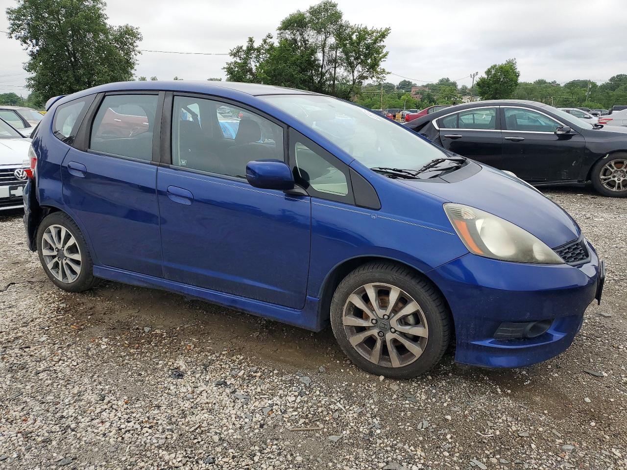 2013 Honda Fit Sport Blue vin: JHMGE8H53DC023225