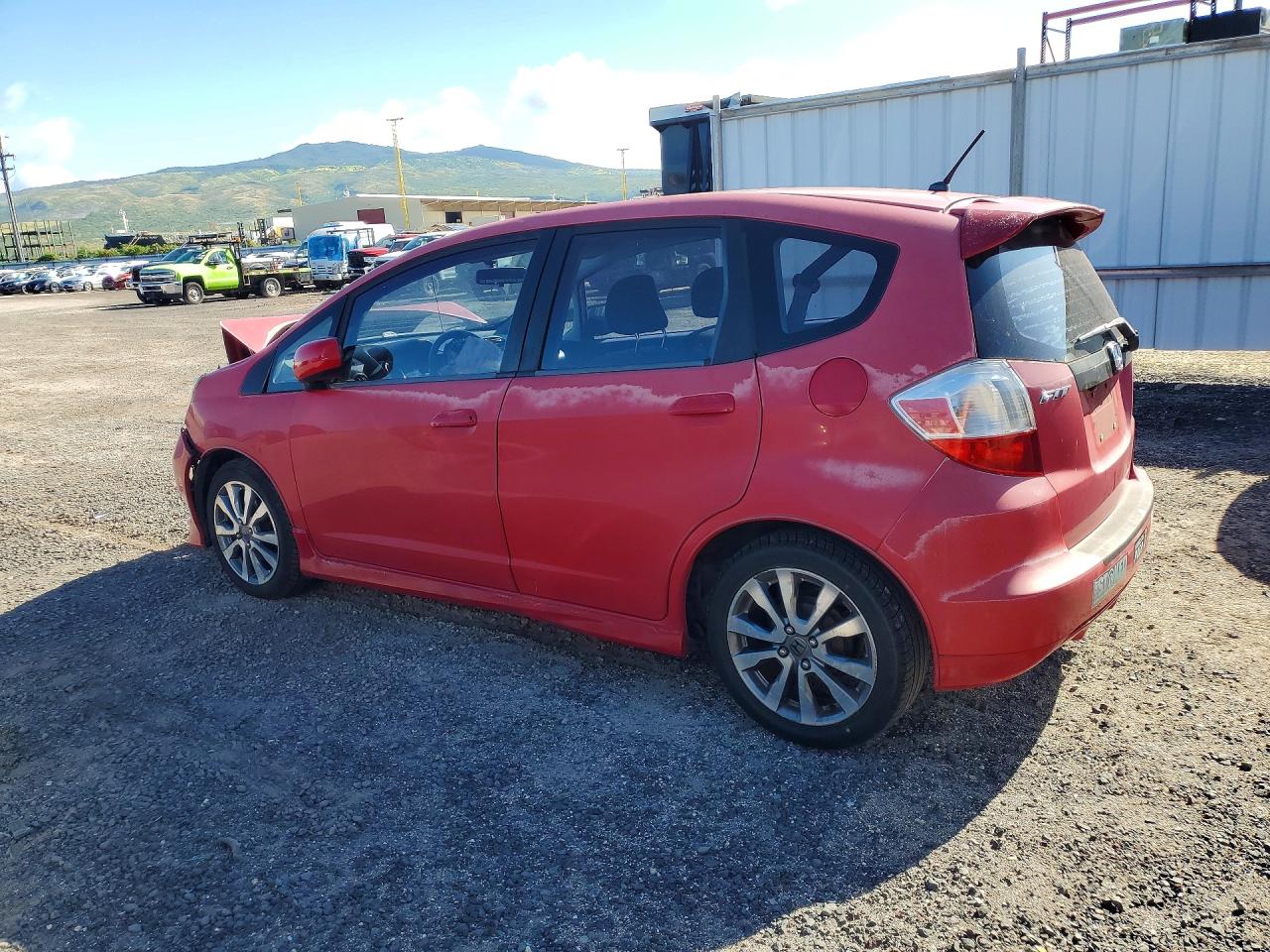 2013 Honda Fit Sport Red vin: JHMGE8H53DC036525