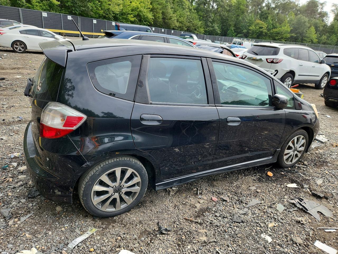 2013 Honda Fit Sport Black vin: JHMGE8H53DC039277