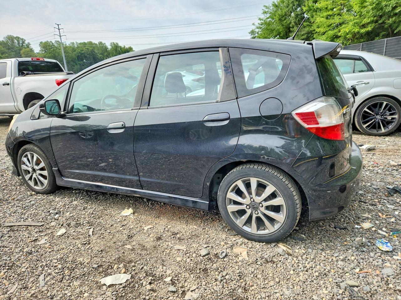 2013 Honda Fit Sport Black vin: JHMGE8H53DC039277