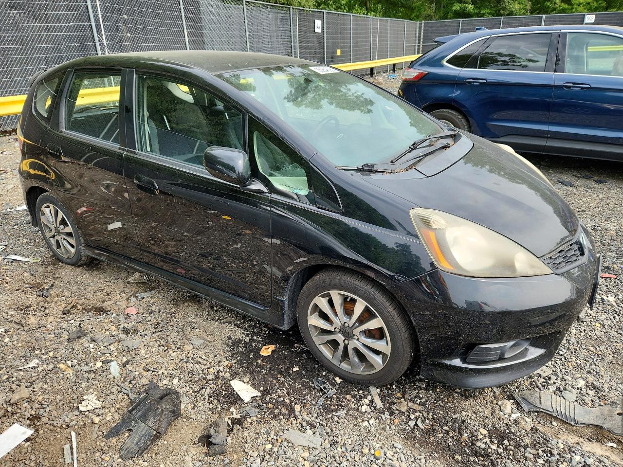 2013 Honda Fit Sport Black vin: JHMGE8H53DC039277