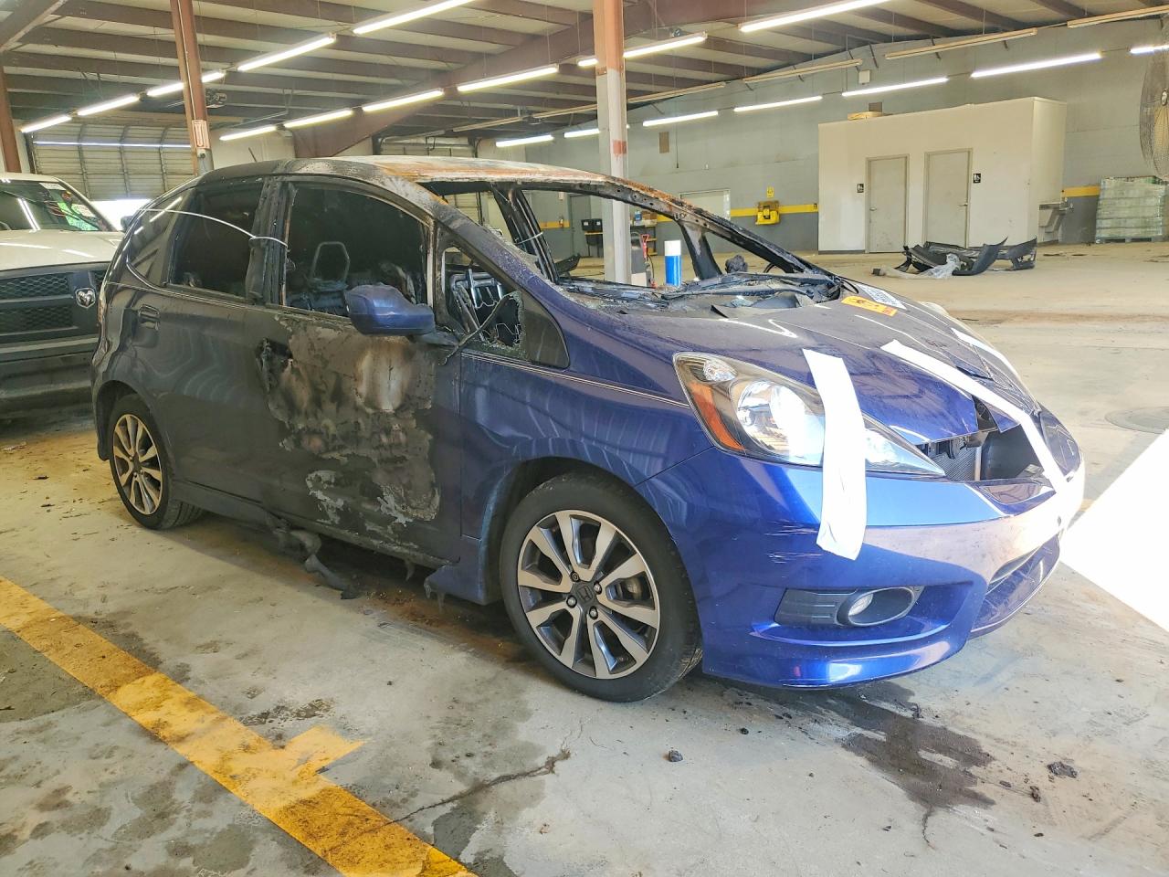 2013 Honda Fit Sport Blue vin: JHMGE8H53DC052272