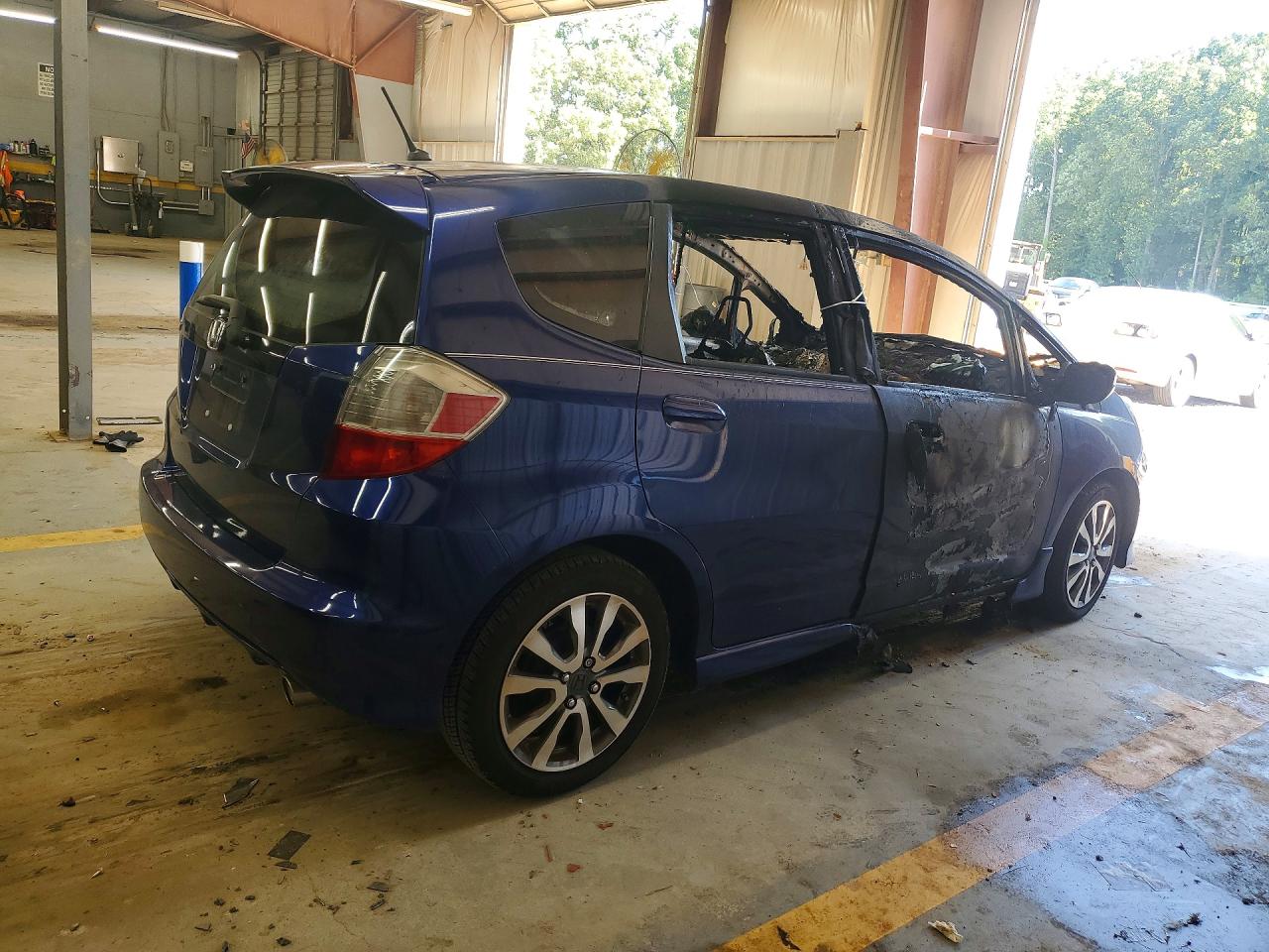 2013 Honda Fit Sport Blue vin: JHMGE8H53DC052272