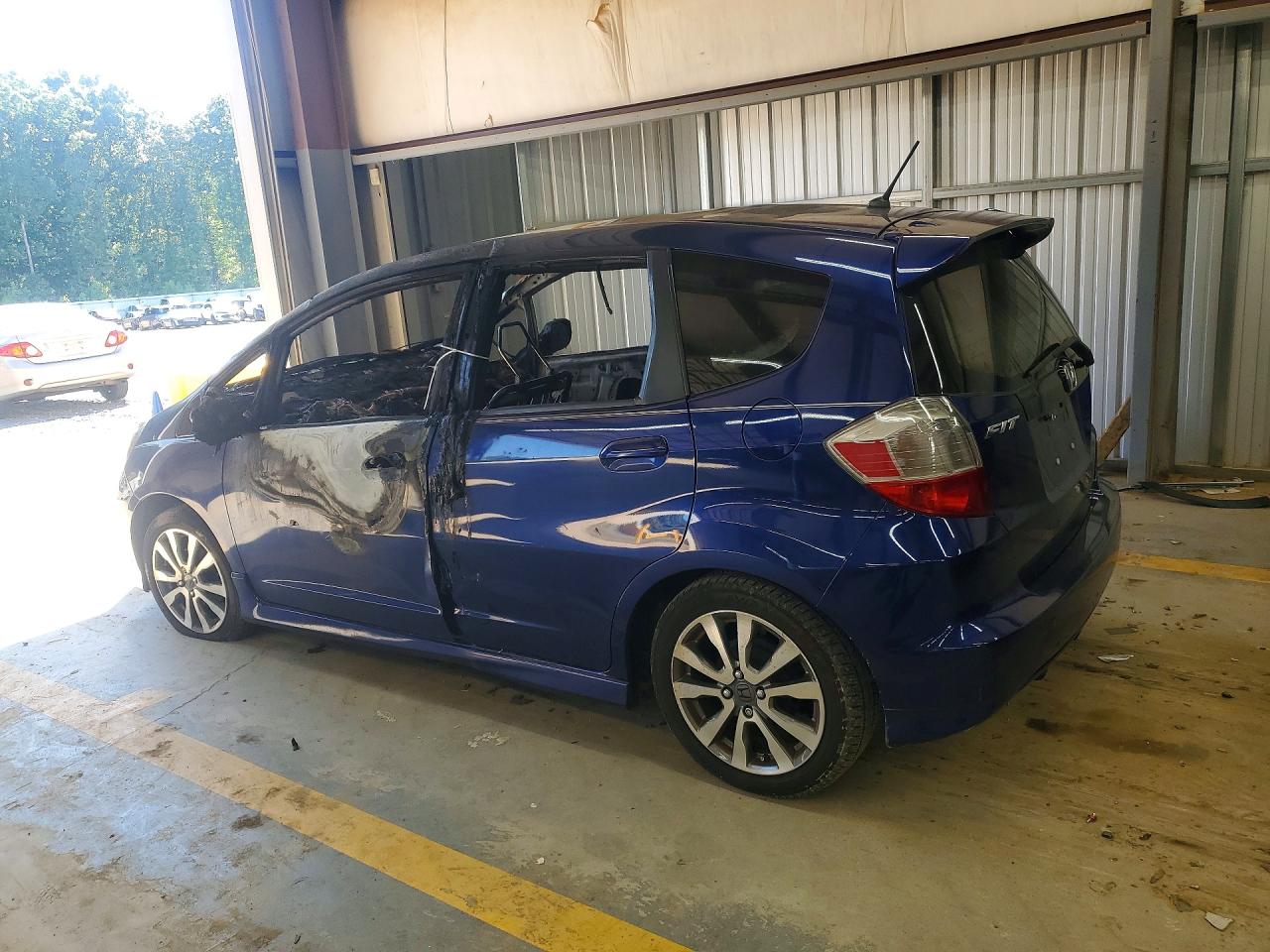 2013 Honda Fit Sport Blue vin: JHMGE8H53DC052272