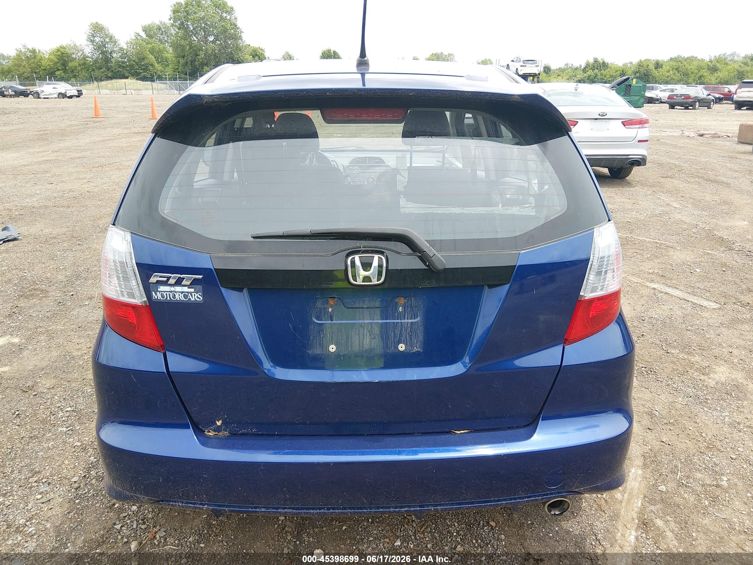 2013 Honda Fit Sport Синий vin: JHMGE8H53DC063224