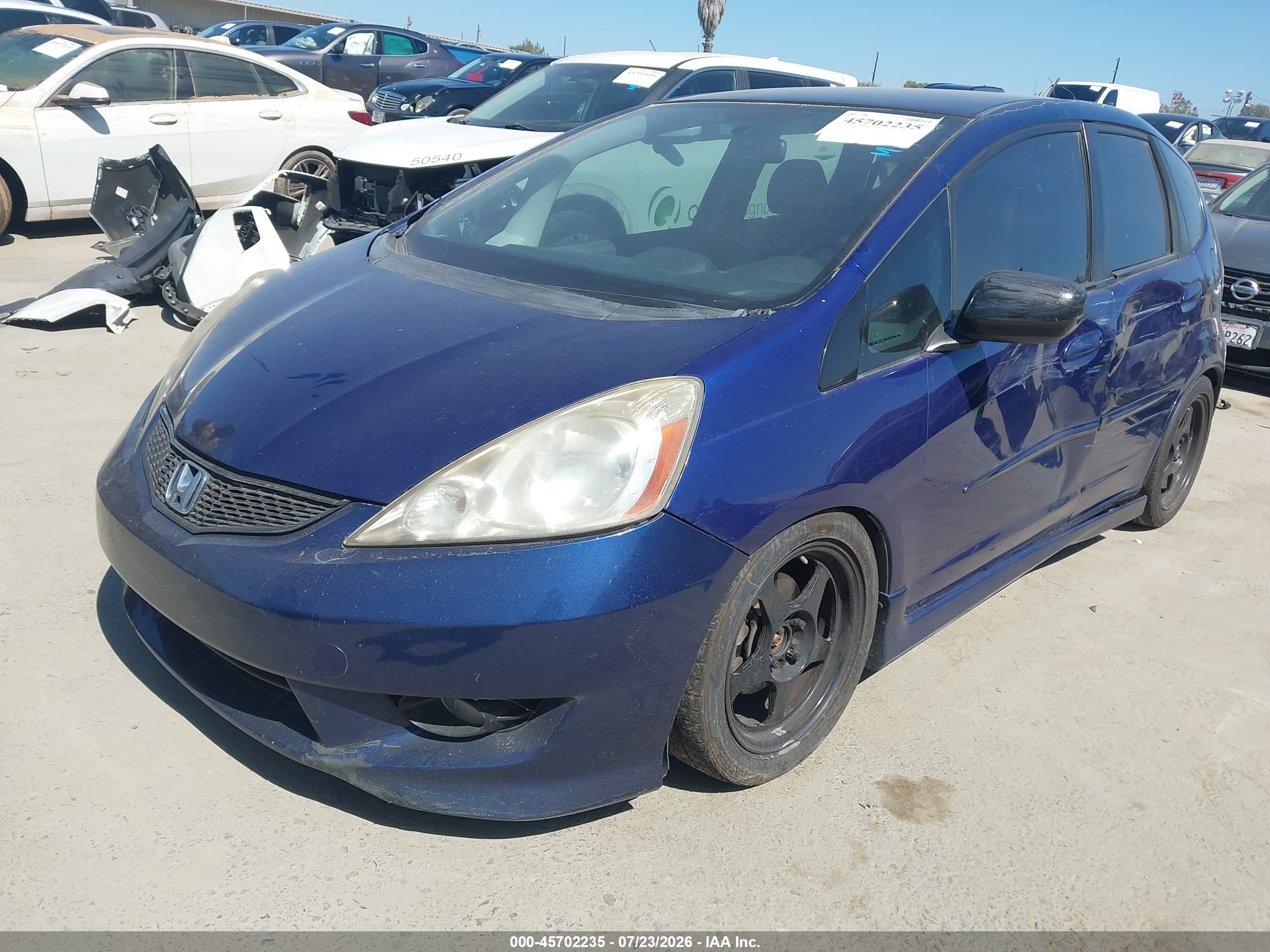 2011 Honda Fit Sport Blue vin: JHMGE8H54BC010450
