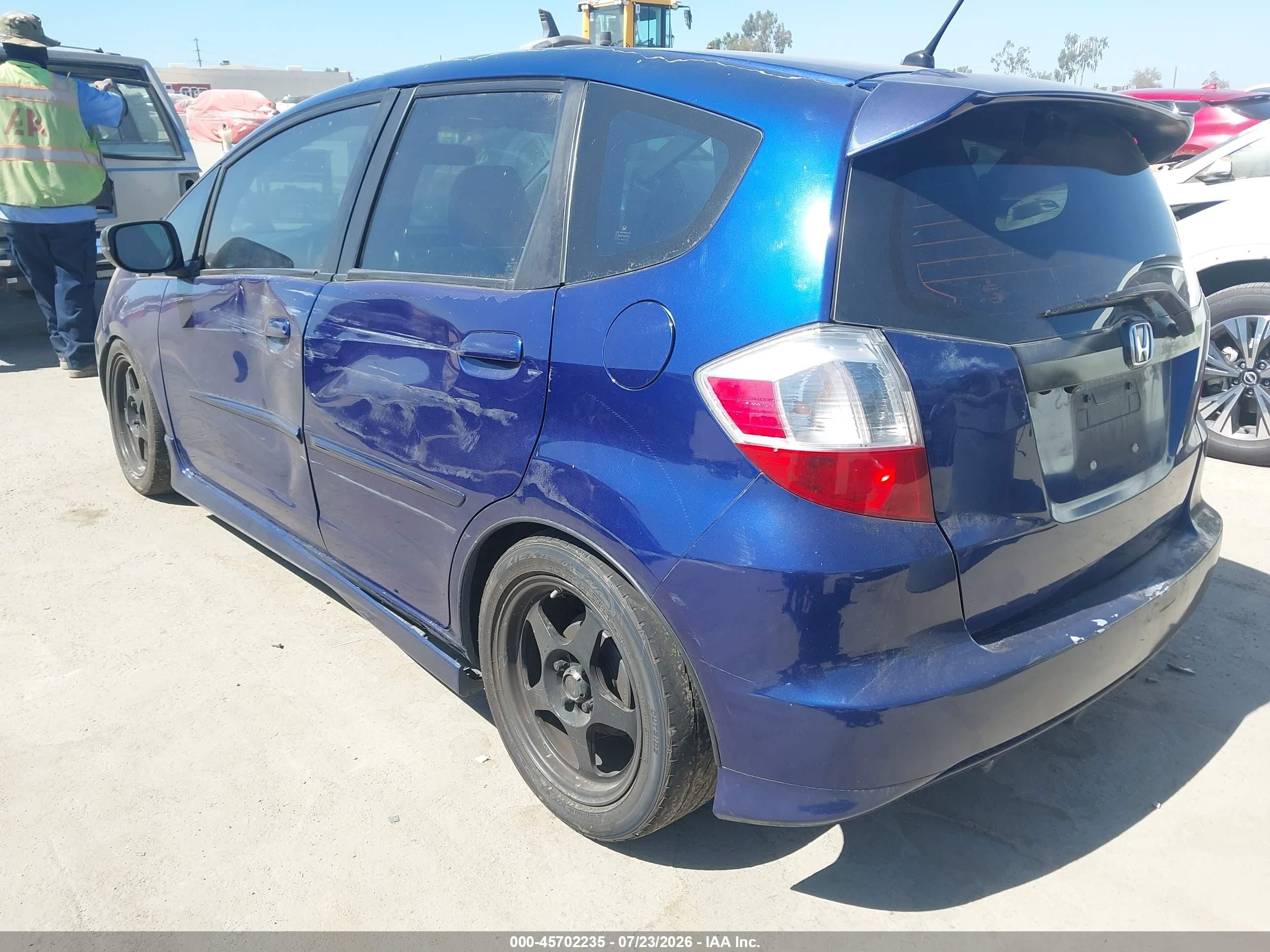 2011 Honda Fit Sport Blue vin: JHMGE8H54BC010450
