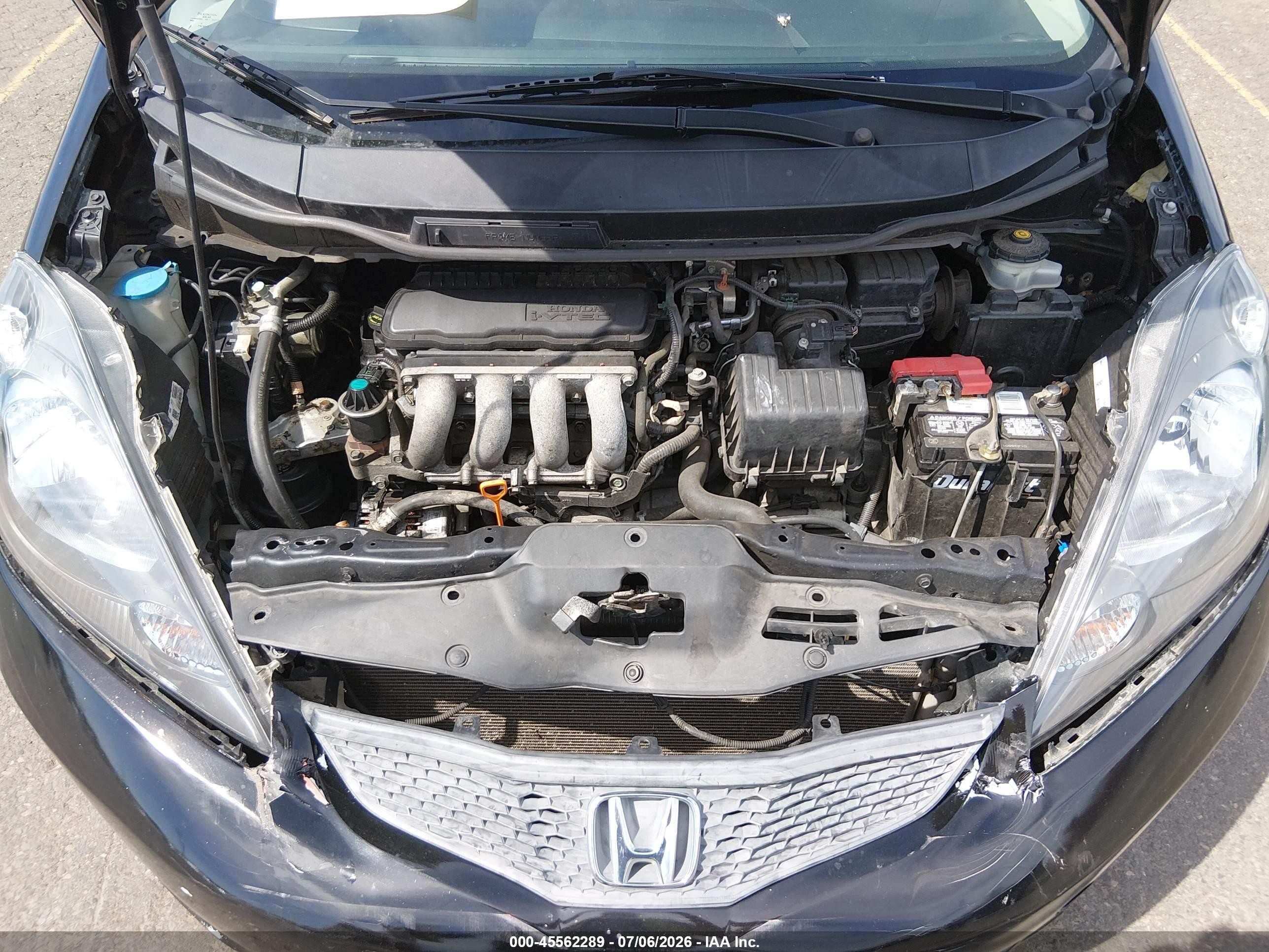 2011 Honda Fit Sport Черный vin: JHMGE8H54BC012022