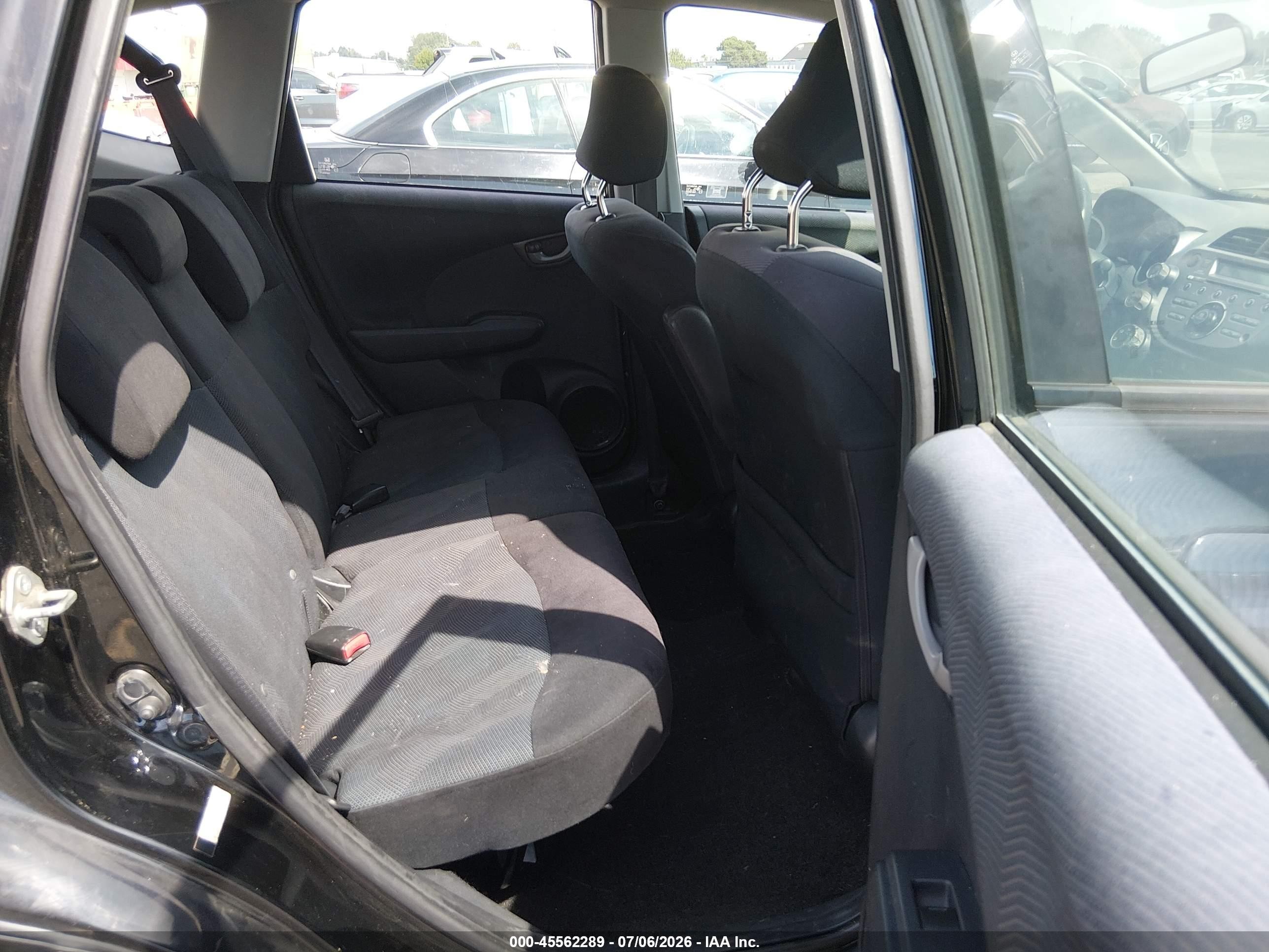 2011 Honda Fit Sport Черный vin: JHMGE8H54BC012022