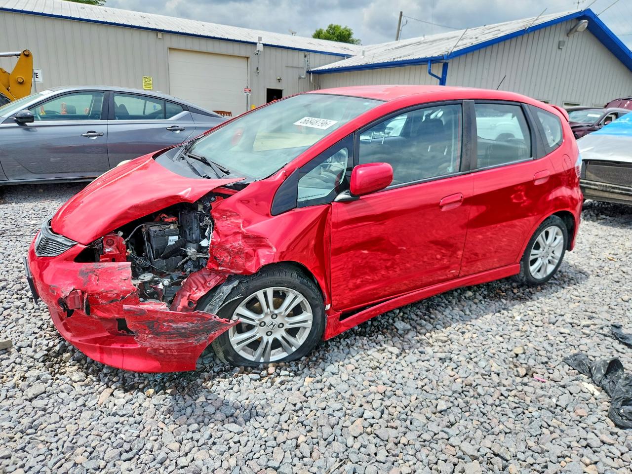2011 Honda Fit Sport Red vin: JHMGE8H54BS002046