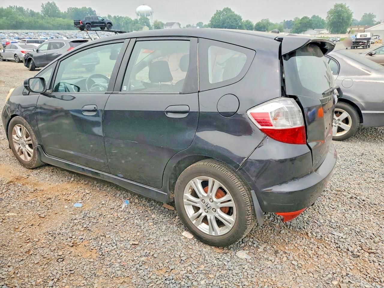 2011 Honda Fit Sport Черный vin: JHMGE8H54BS004976
