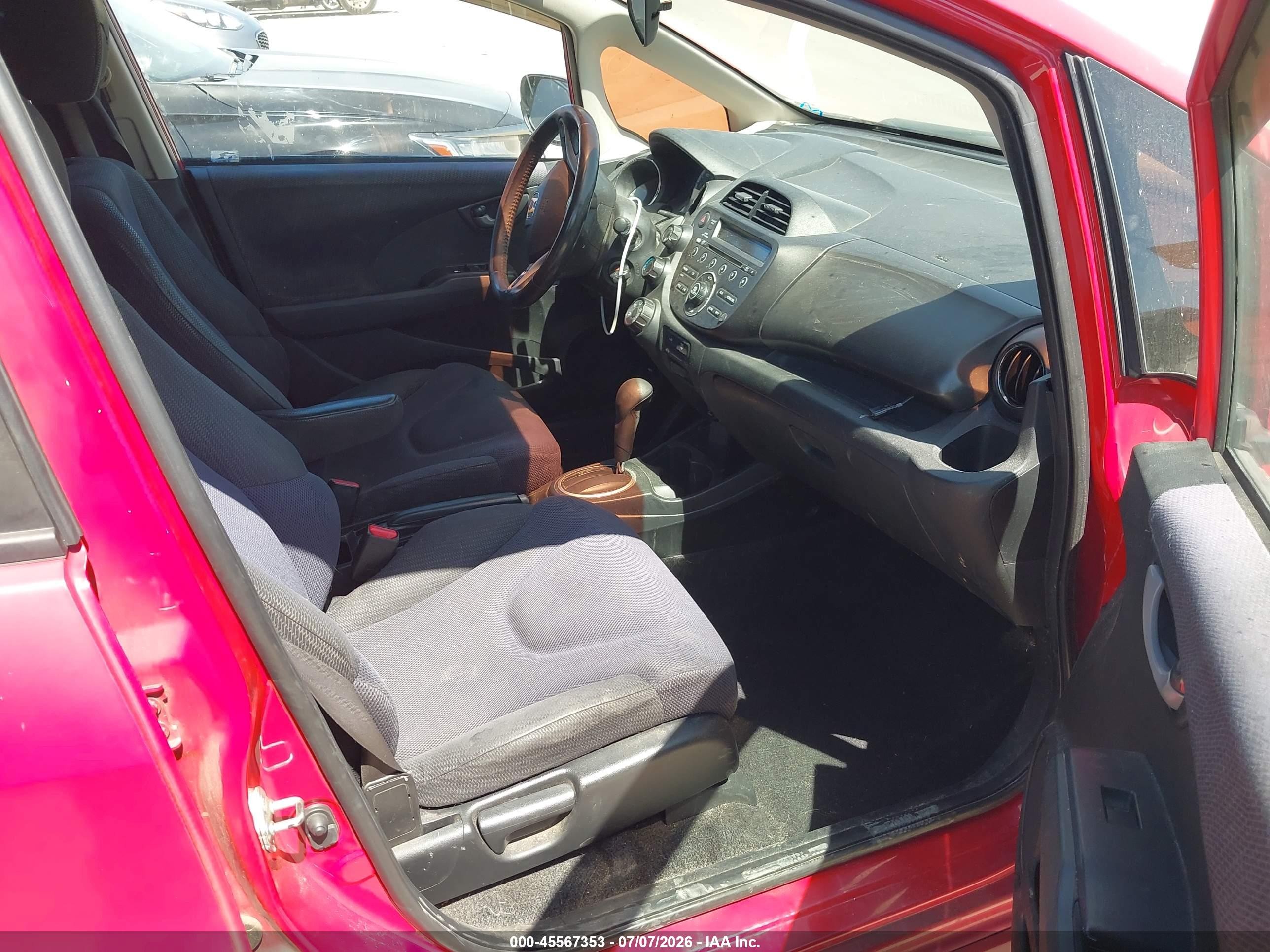 2012 Honda Fit Sport Red vin: JHMGE8H54CC008487