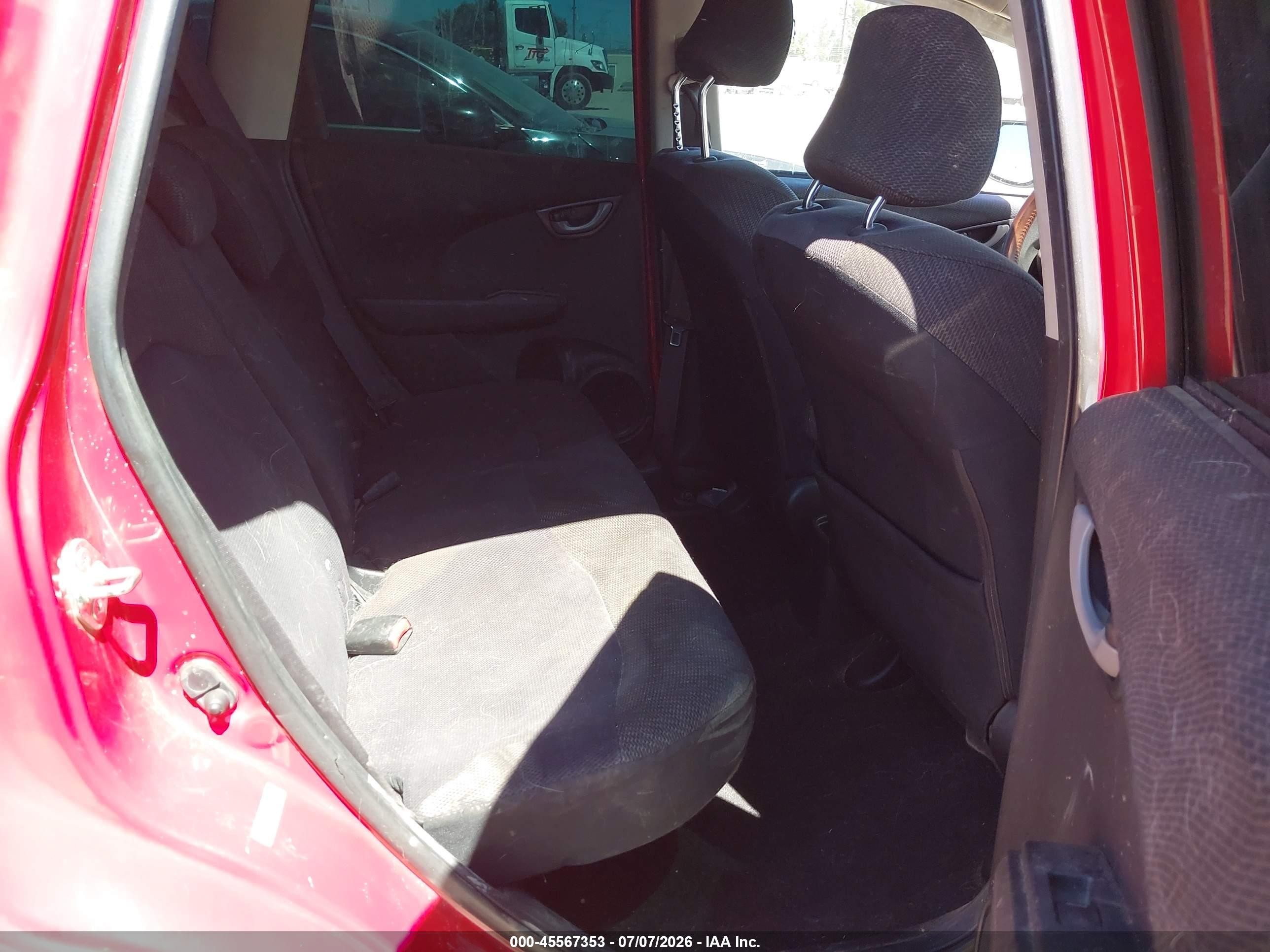 2012 Honda Fit Sport Red vin: JHMGE8H54CC008487