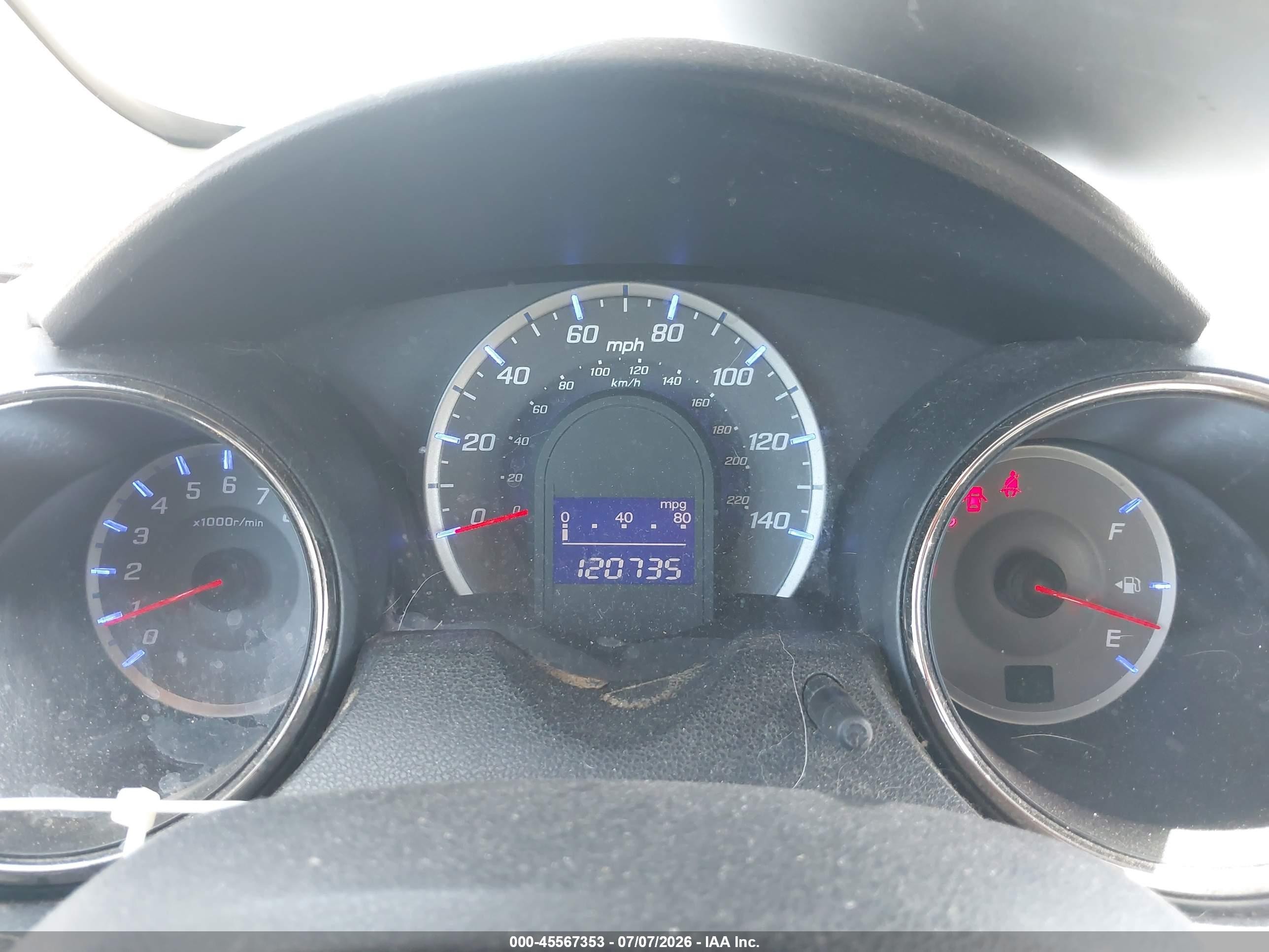 2012 Honda Fit Sport Red vin: JHMGE8H54CC008487