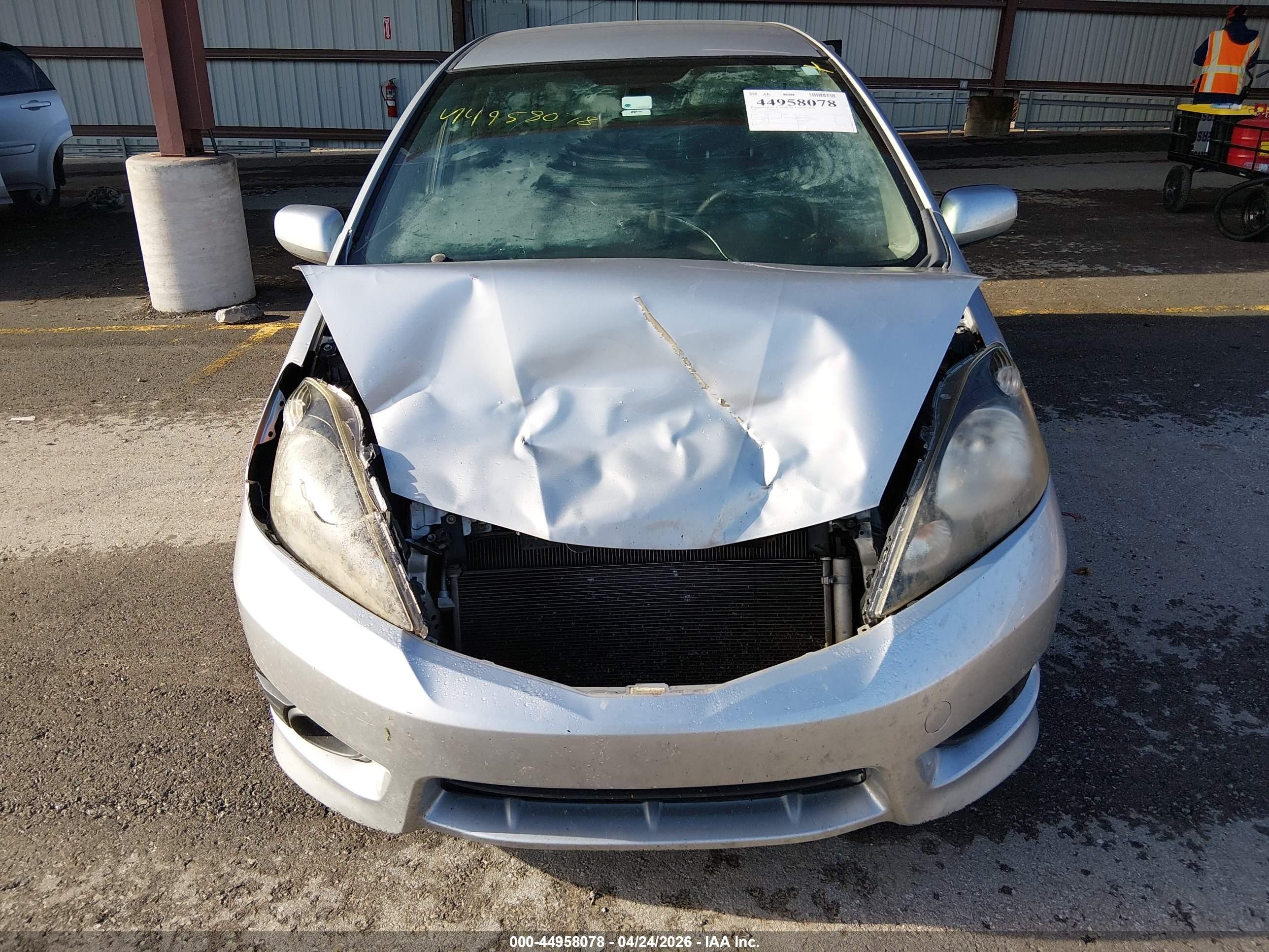 2012 Honda Fit Sport Gray vin: JHMGE8H54CC009008