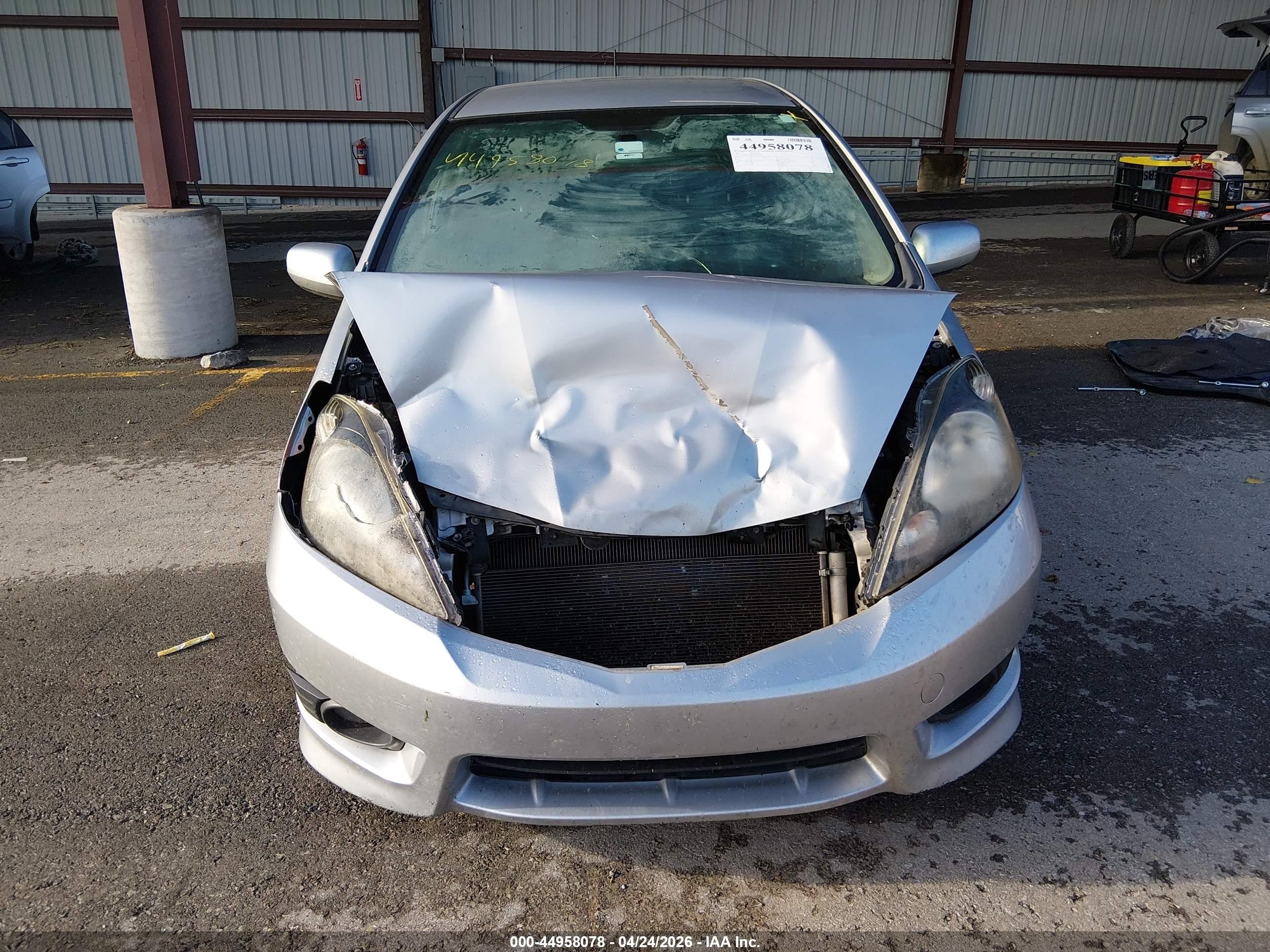 2012 Honda Fit Sport Gray vin: JHMGE8H54CC009008