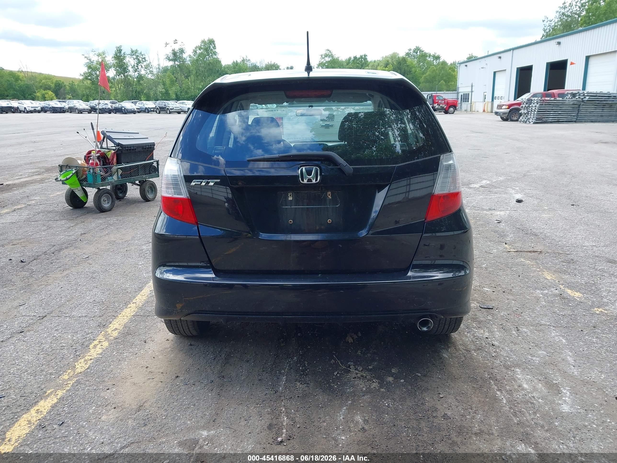 2012 Honda Fit Sport Black vin: JHMGE8H54CC019246