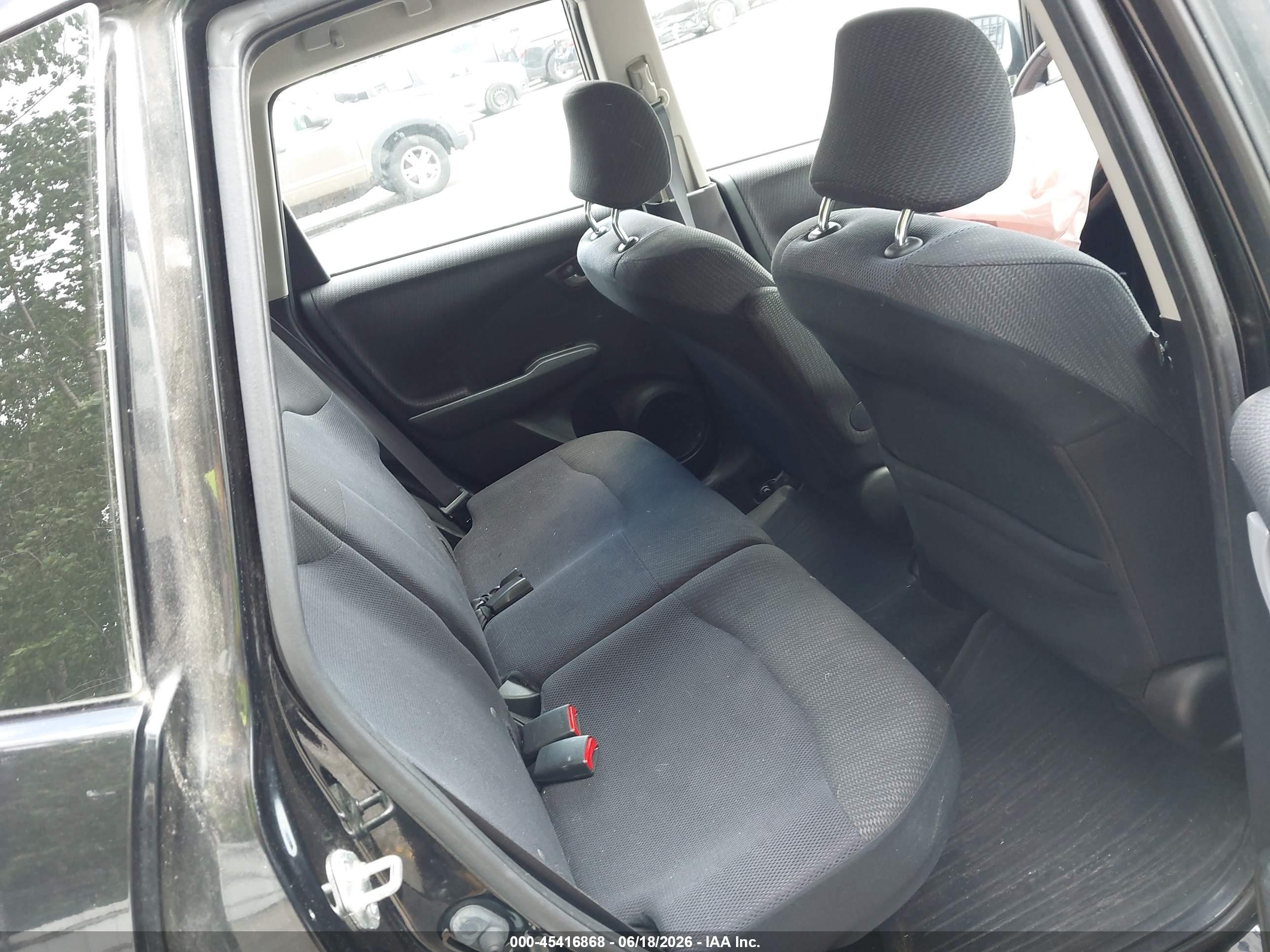 2012 Honda Fit Sport Black vin: JHMGE8H54CC019246