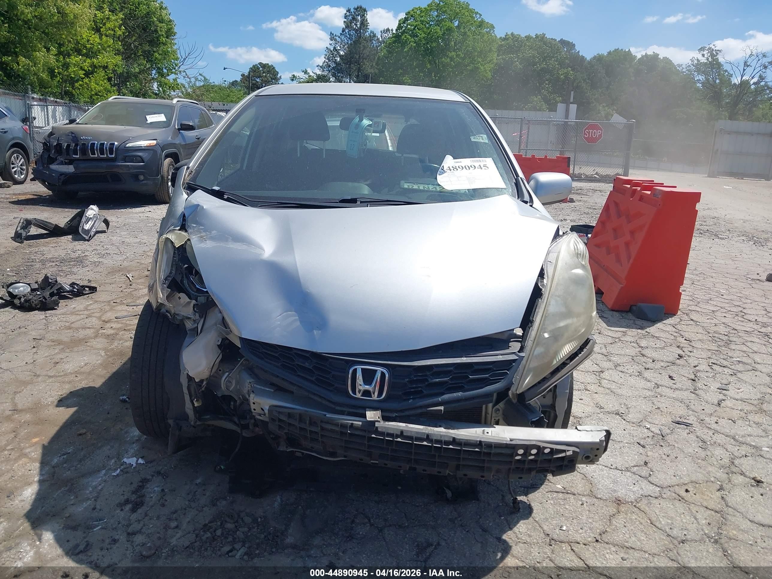 2012 Honda Fit Sport Silver vin: JHMGE8H54CC033227