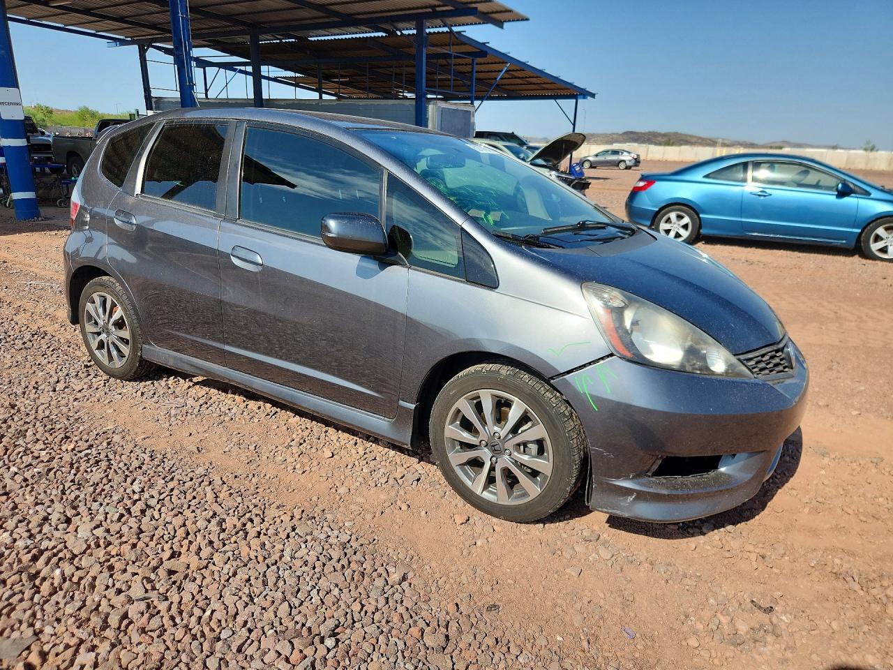 2012 Honda Fit Sport Gray vin: JHMGE8H54CC038508