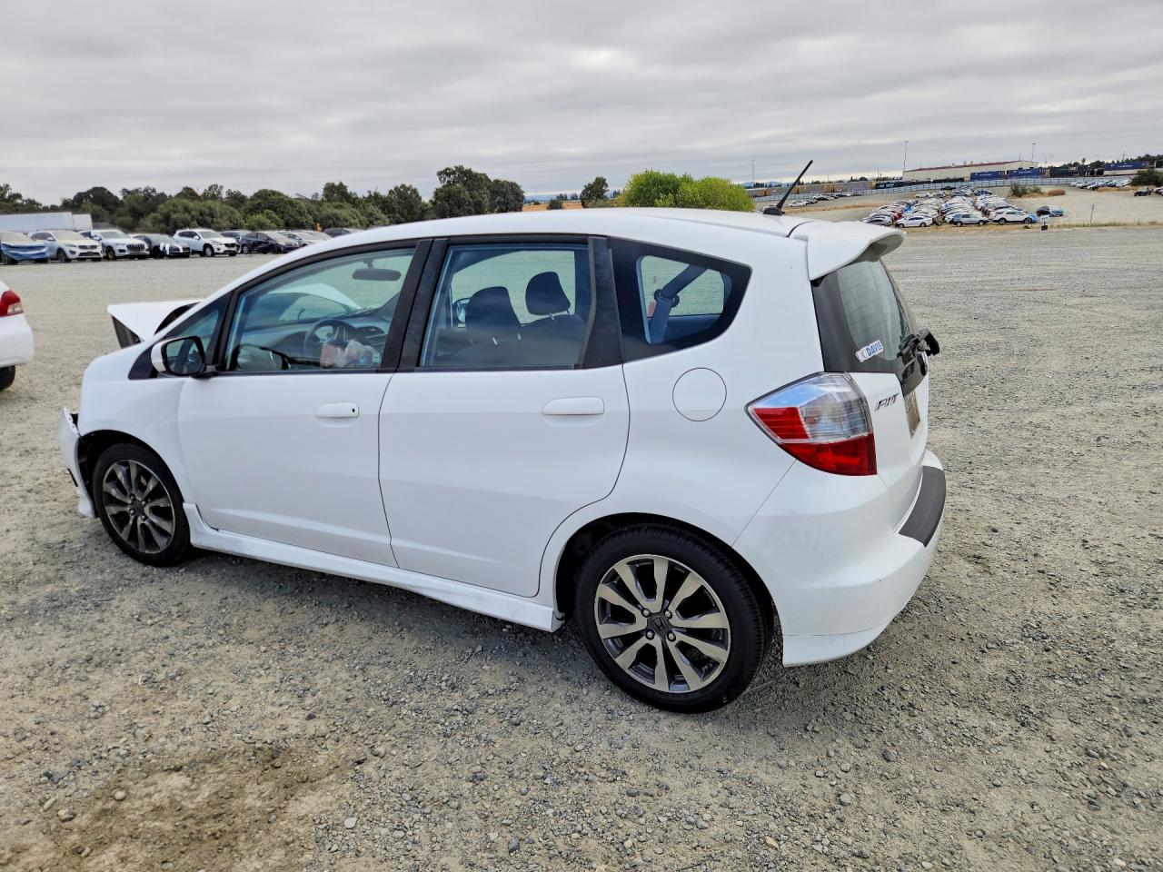 2012 Honda Fit Sport White vin: JHMGE8H54CC040095