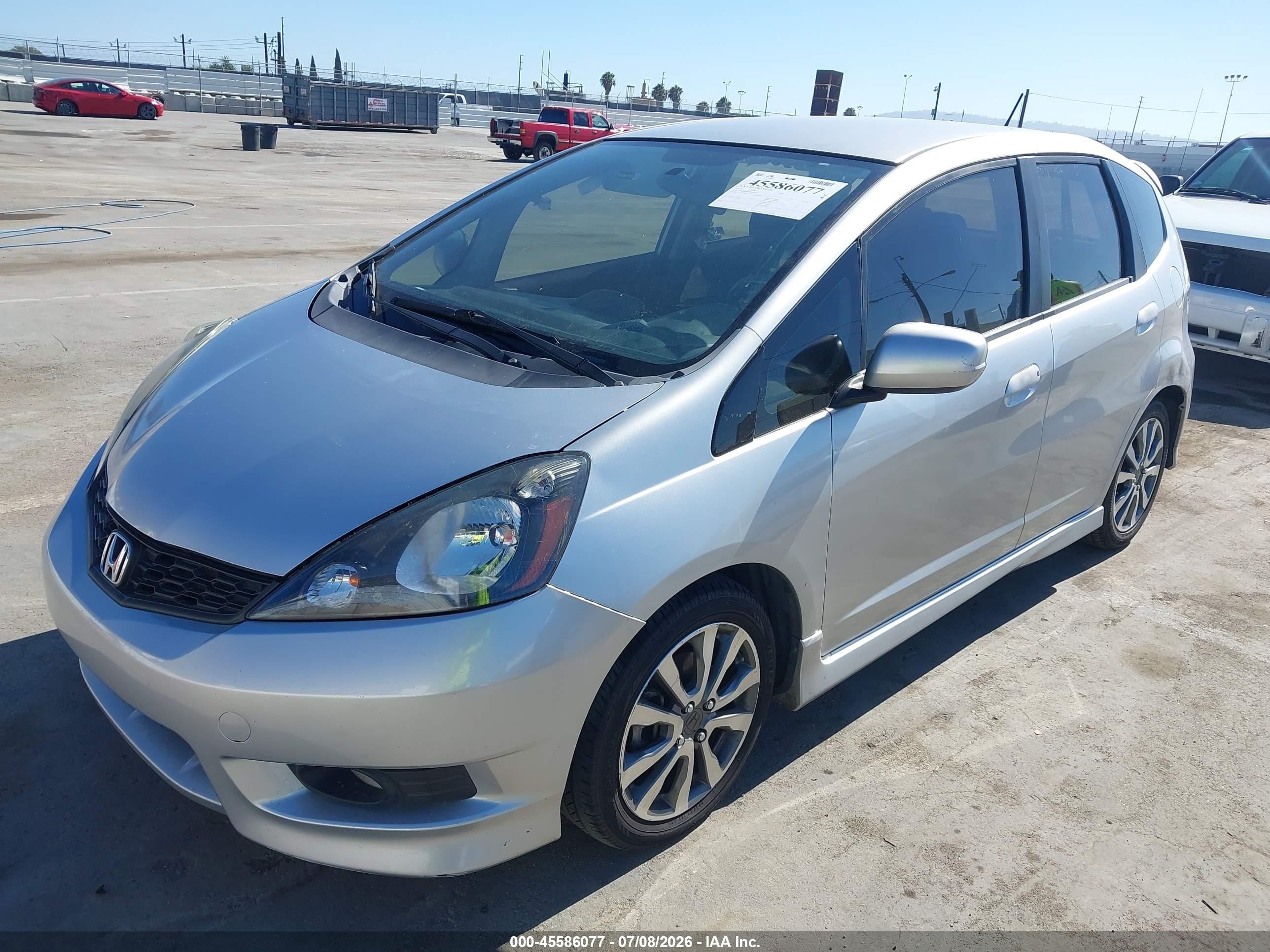 2012 Honda Fit Sport Silver vin: JHMGE8H54CS005725