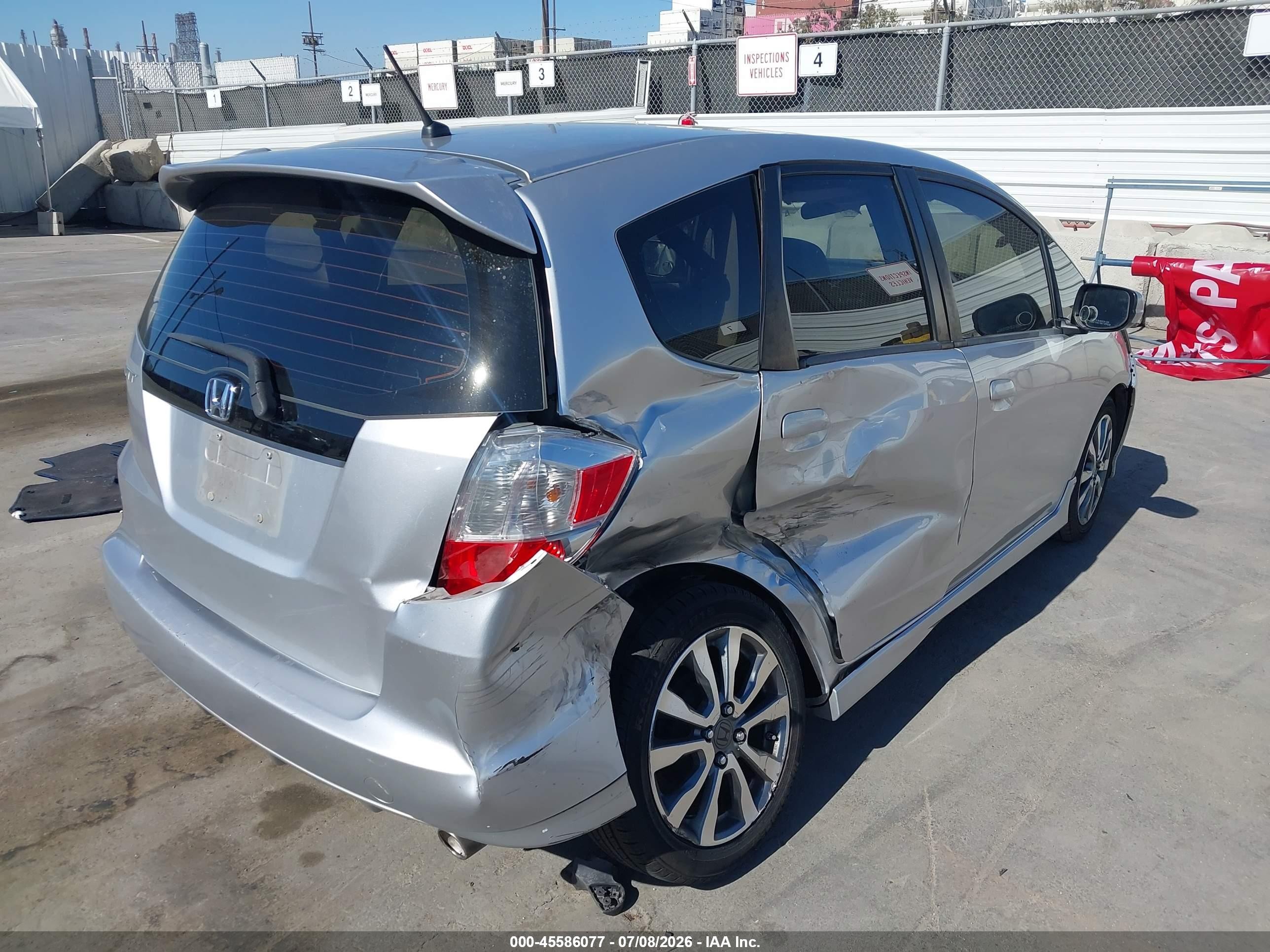 2012 Honda Fit Sport Silver vin: JHMGE8H54CS005725