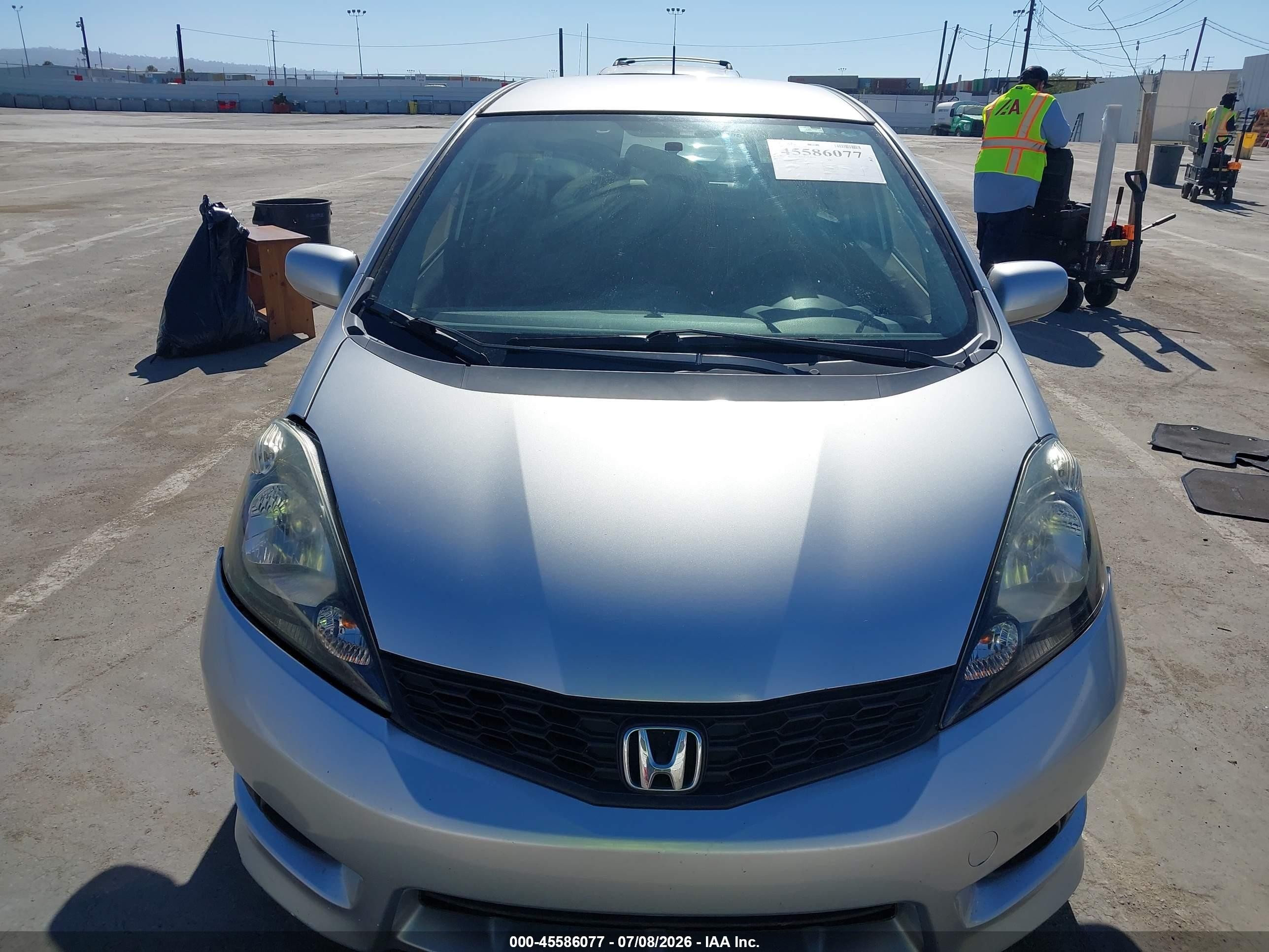 2012 Honda Fit Sport Silver vin: JHMGE8H54CS005725