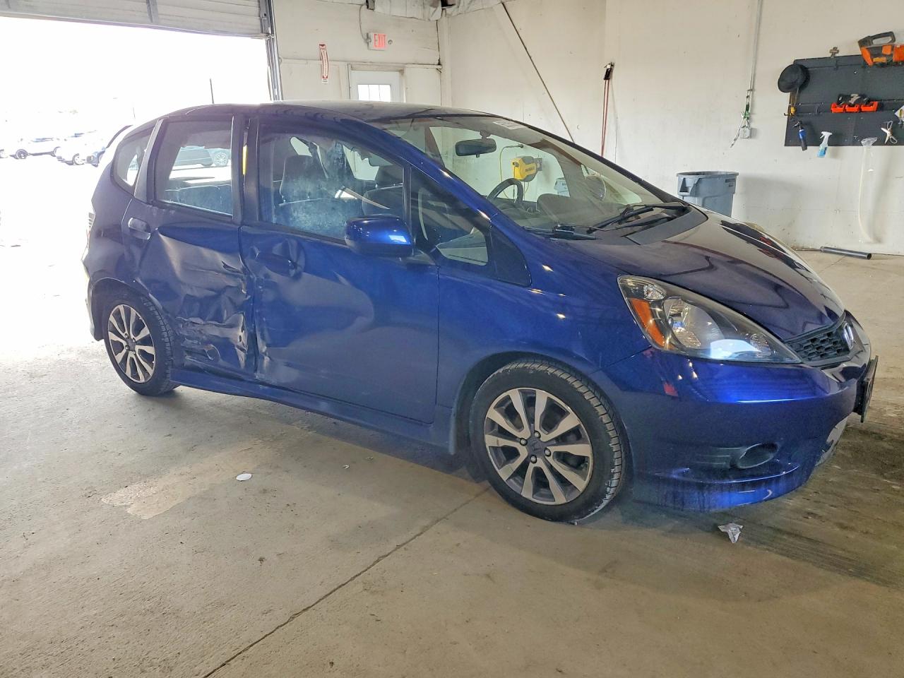 2013 Honda Fit Sport Blue vin: JHMGE8H54DC008362
