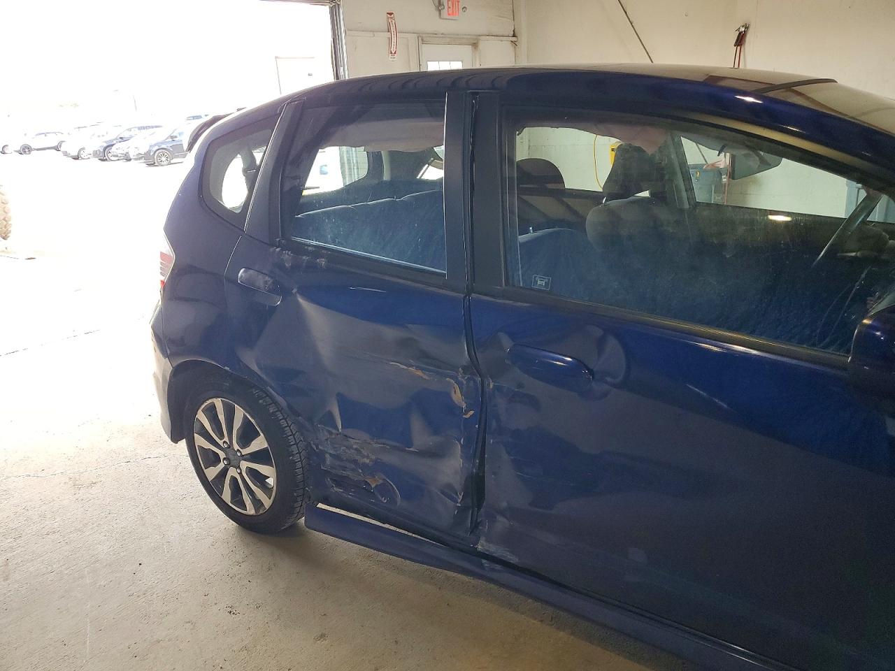 2013 Honda Fit Sport Blue vin: JHMGE8H54DC008362