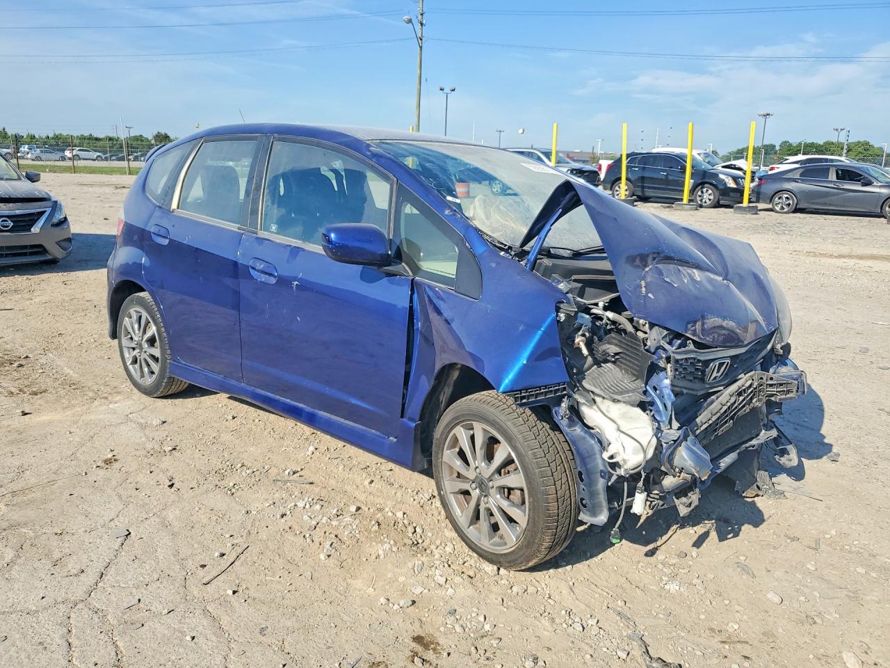 2013 Honda Fit Sport Blue vin: JHMGE8H54DC015280