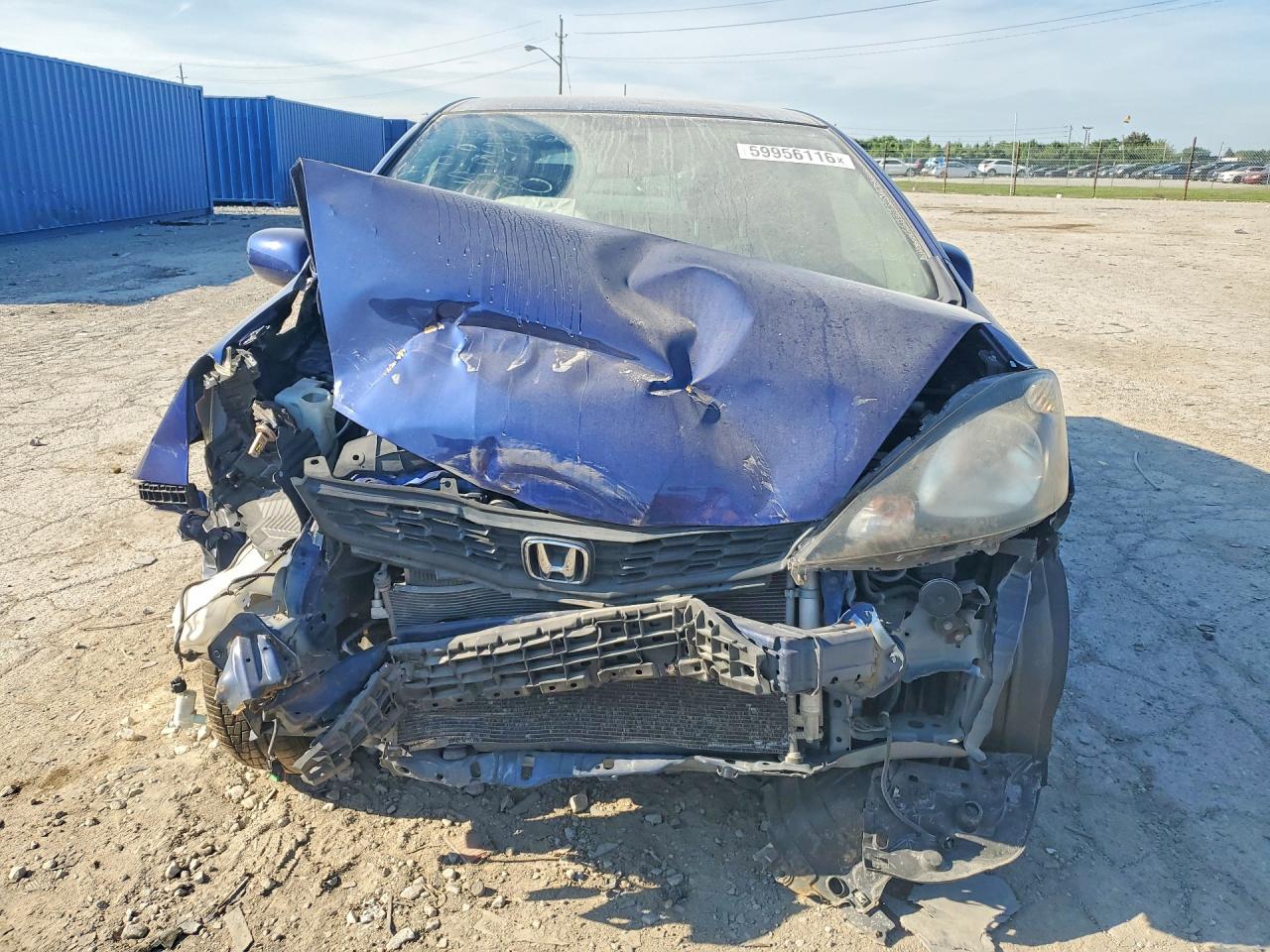 2013 Honda Fit Sport Blue vin: JHMGE8H54DC015280