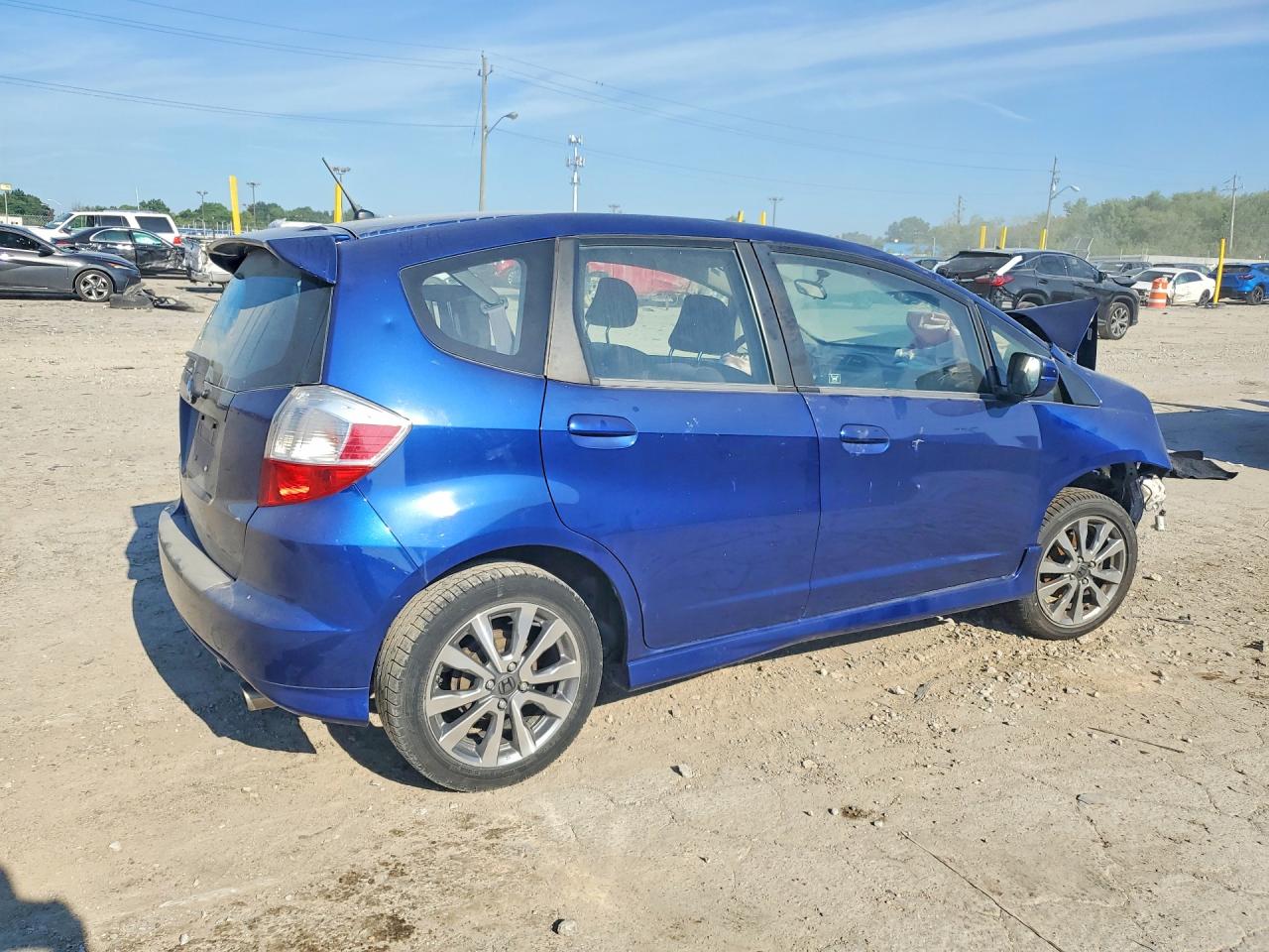 2013 Honda Fit Sport Blue vin: JHMGE8H54DC015280